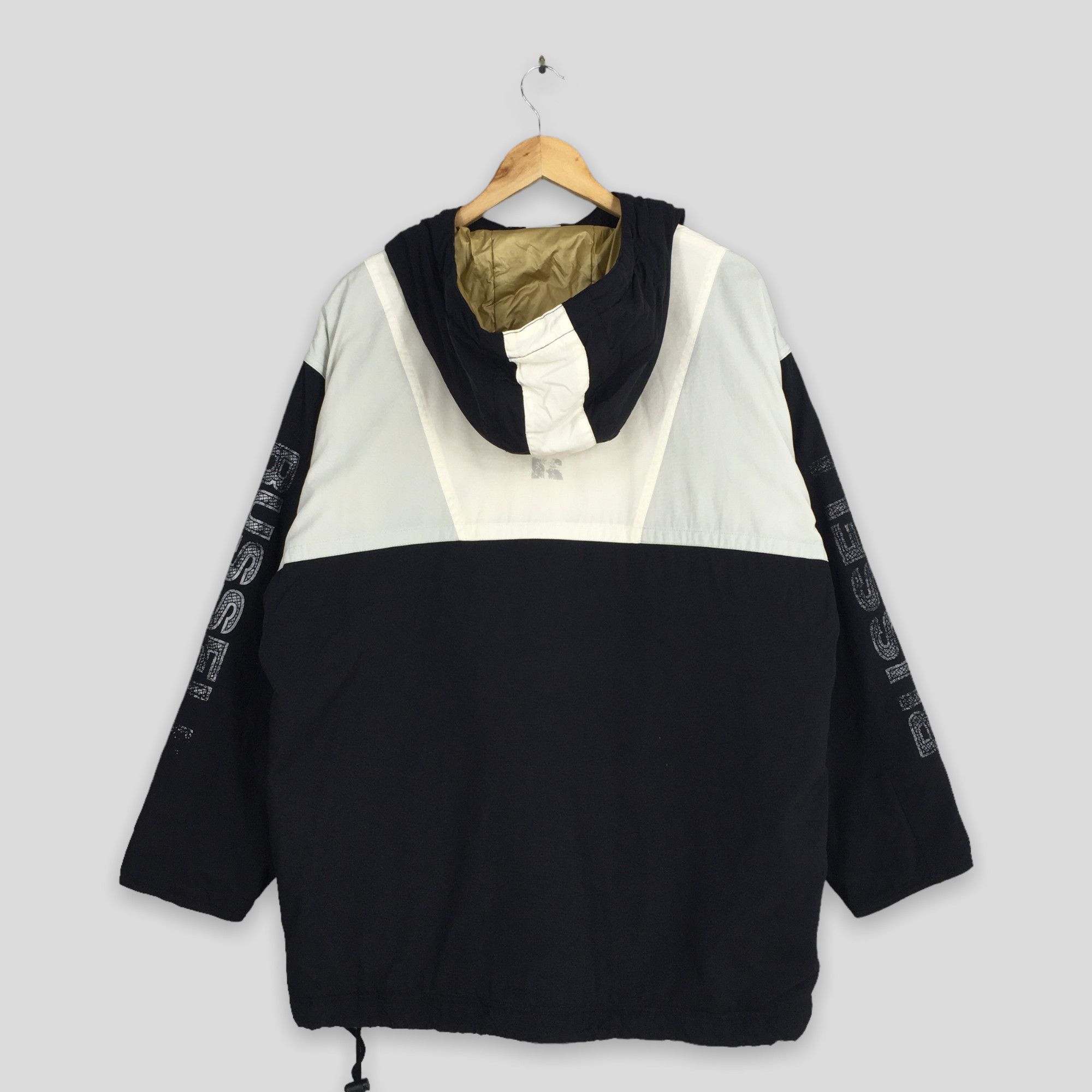 Russell Athletic 80's Russell Athletic Usa Windbreaker Jacket Black Medium Size US M / EU 48-50 / 2 - 10 Thumbnail