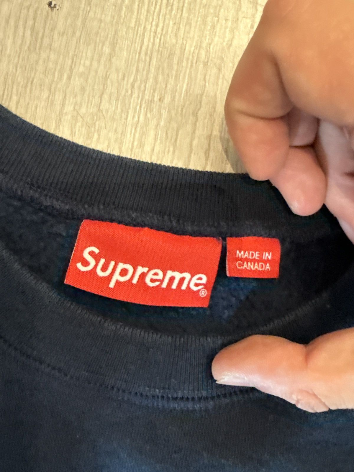 Supreme Supreme spin Crewneck Navy Size US XL / EU 56 / 4 - 6 Thumbnail