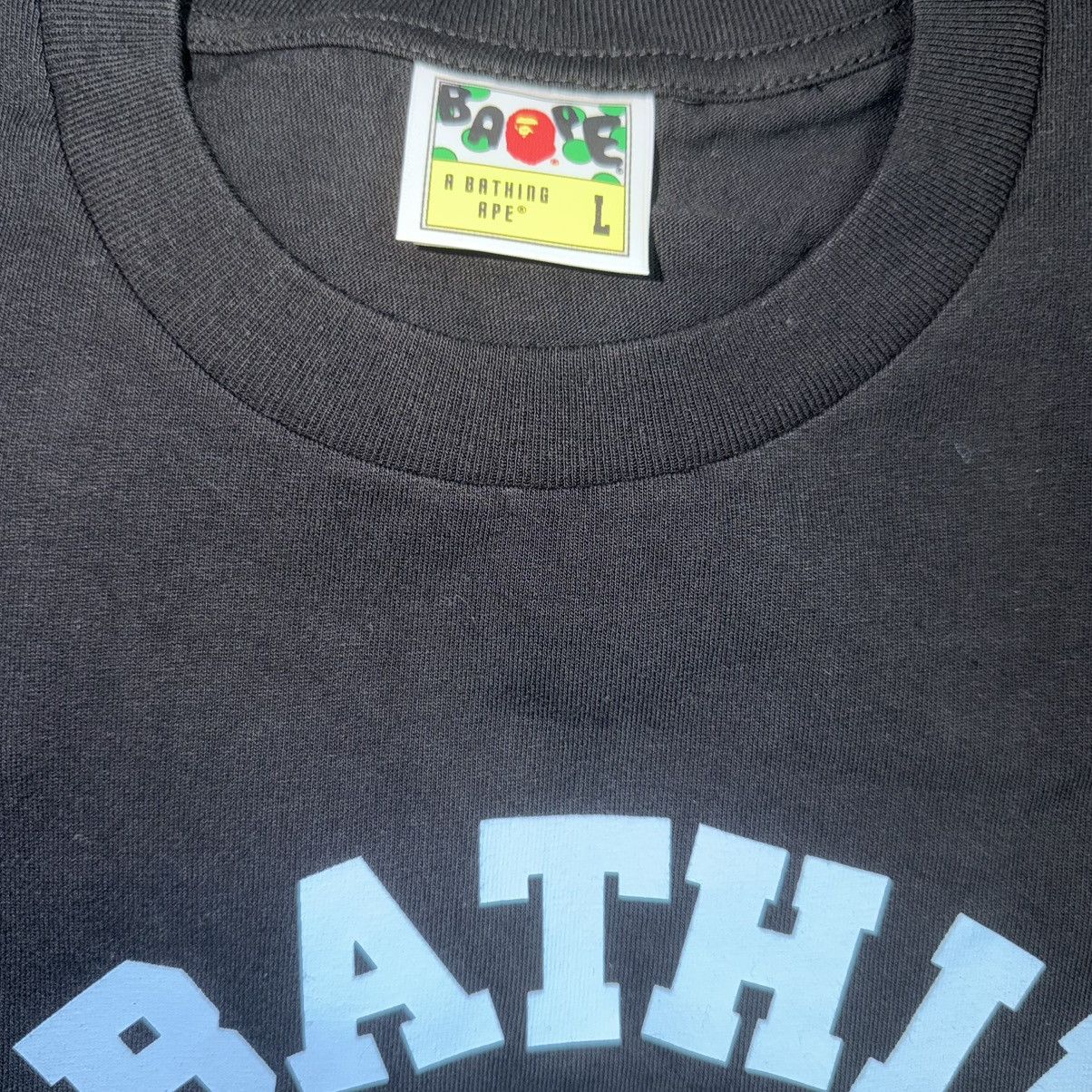 Bape Bape Black/Blue Camo Tee Size US L / EU 52-54 / 3 - 4 Thumbnail