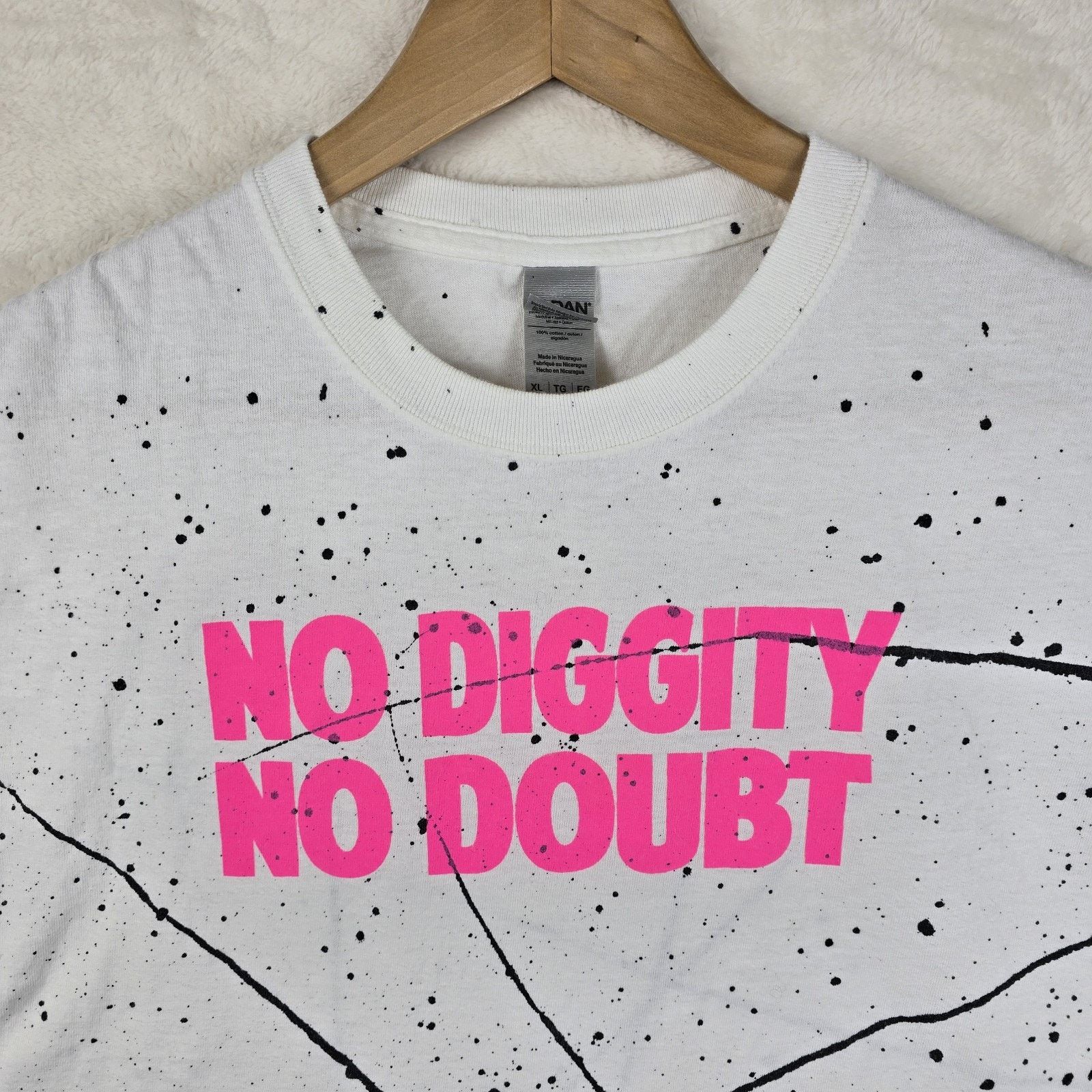 Gildan No Diggity No Doubt Backstreet Shirt XL Paint Speckle AOP Size US XL / EU 56 / 4 - 3 Thumbnail