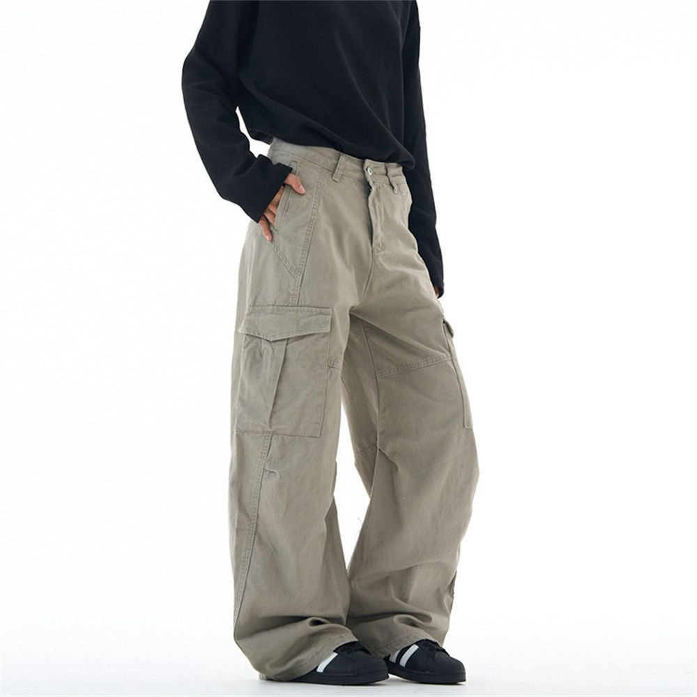 Vintage Men's Machete Loose Casual Workwear Wide-Leg Trousers Size US 32 / EU 48 - 2 Thumbnail