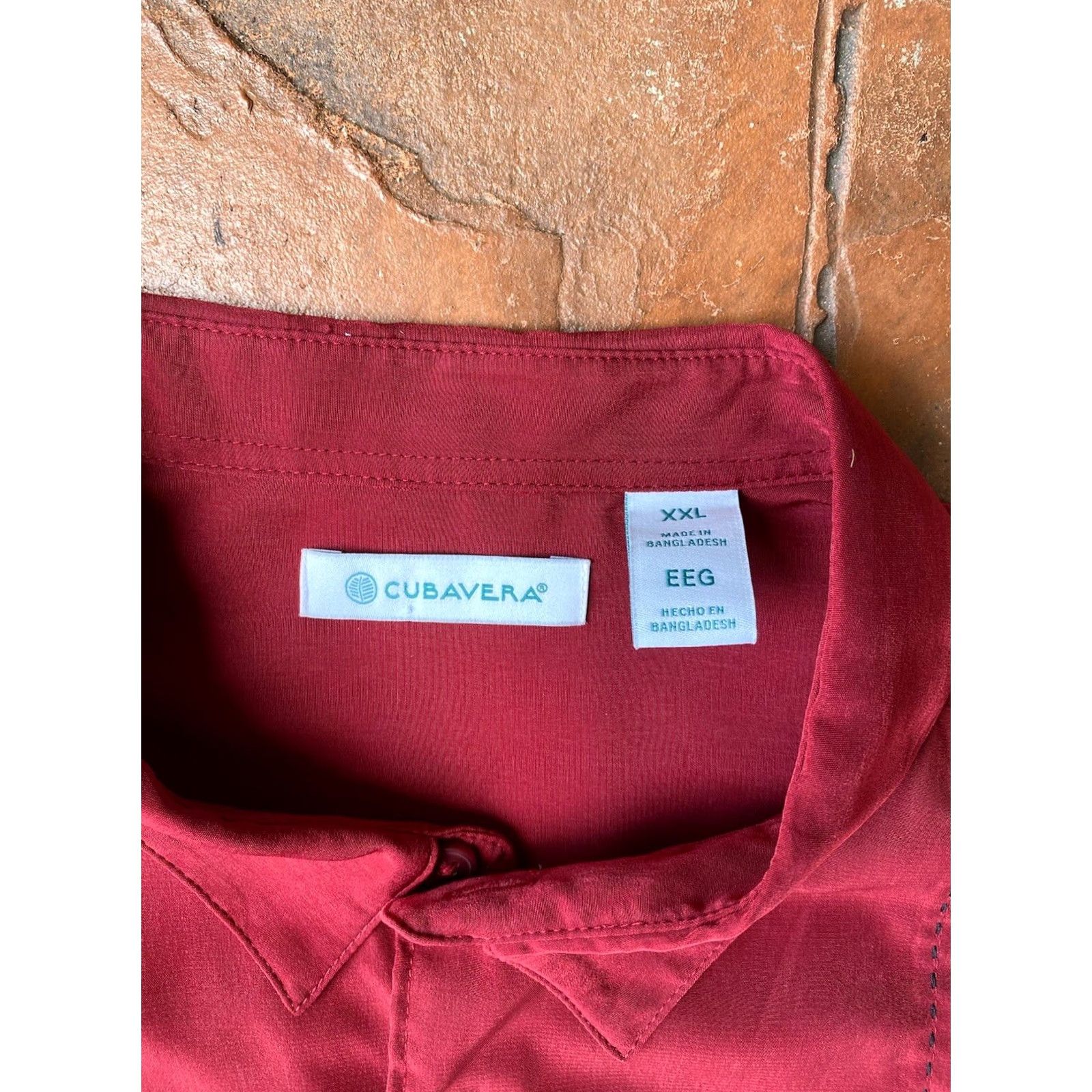 Cubavera VINTAGE is not applicable here. Cubavera Shirt Mens 2XL Short Sleeve Button-Down Red Cuban NWT Vero Camp Collared Shirt Size US XXL / EU 58 / 5 - 2 Thumbnail