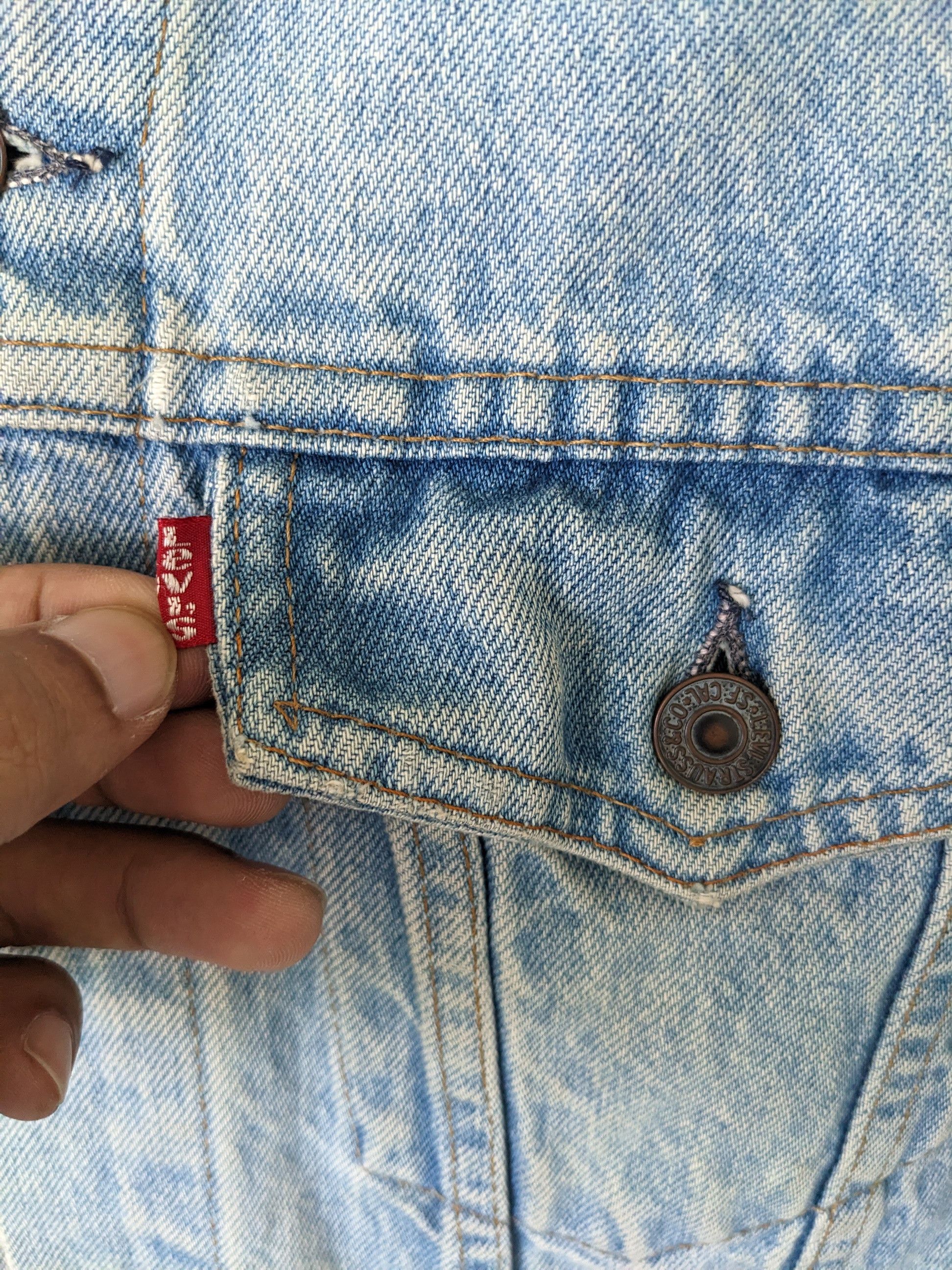 Japanese Brand × Levi's × Vintage Vintage Levis Denim Jacket Custom Made Size US S / EU 44-46 / 1 - 14 Thumbnail