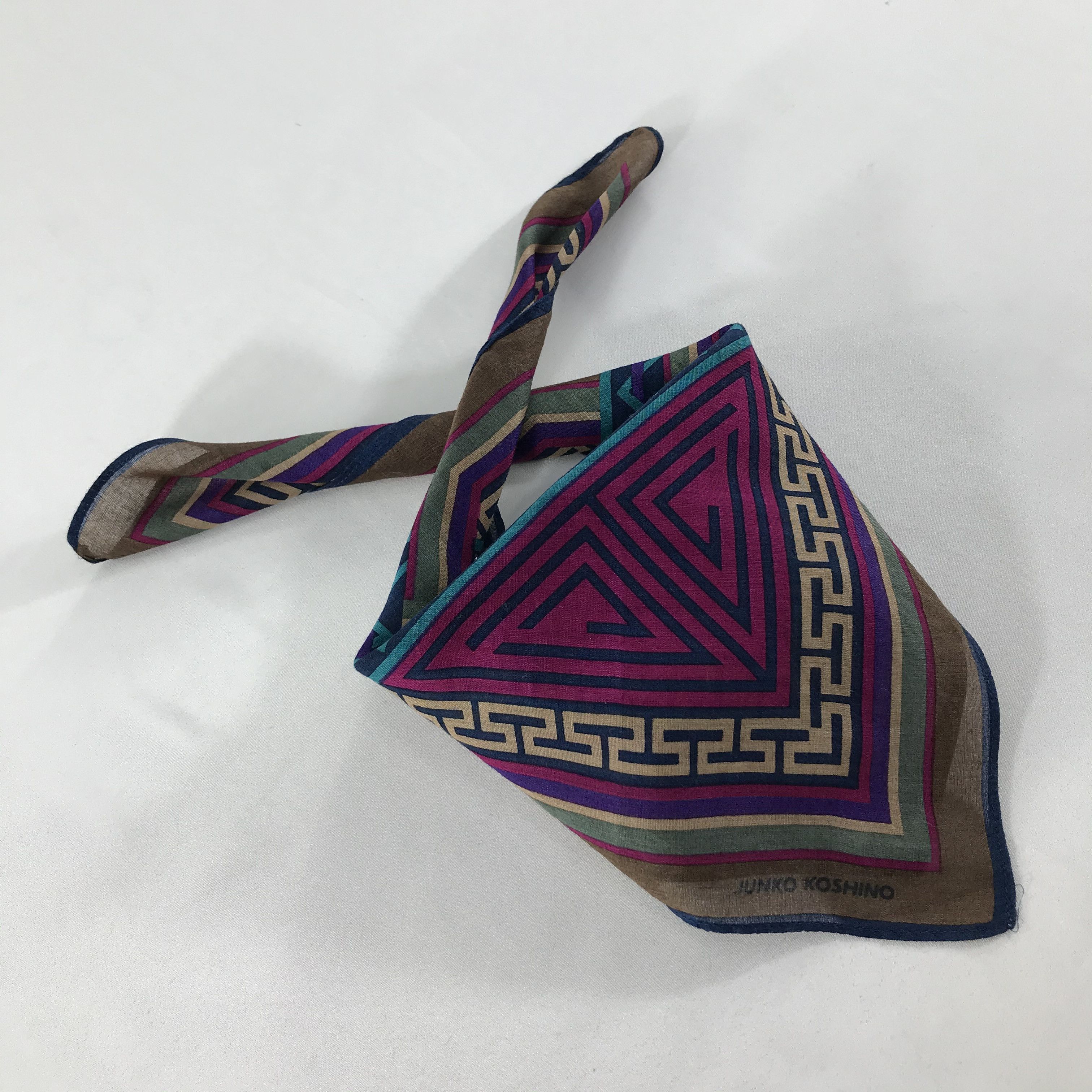 Vintage Junko Koshino Handkerchief / Neckerchief / Bandana Size ONE SIZE - 2 Thumbnail