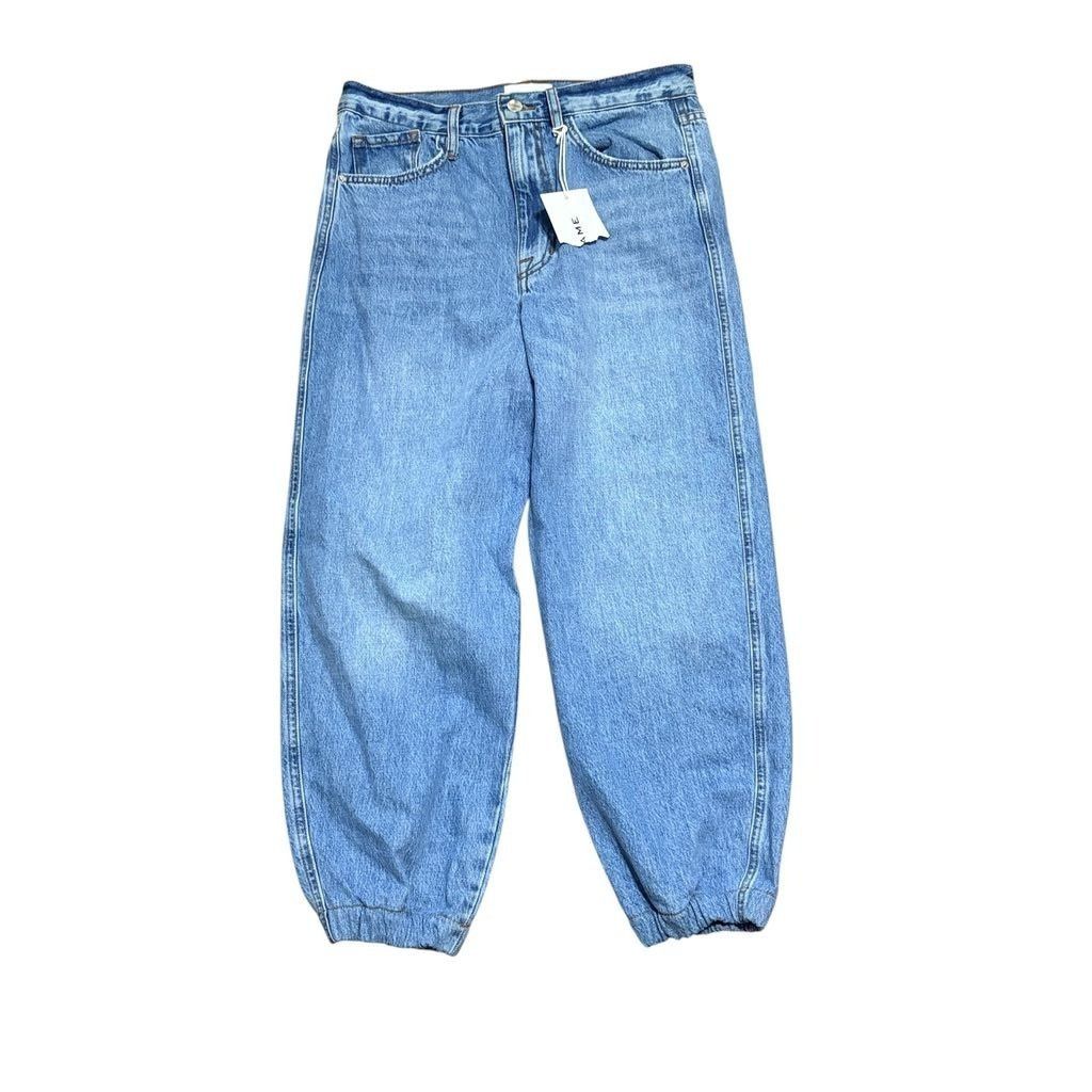 Frame NWT Frame Jogger Jeans 27 The Lounge Relaxed Cropped Chill B Size 27" / US 4 / IT 40 - 4 Thumbnail