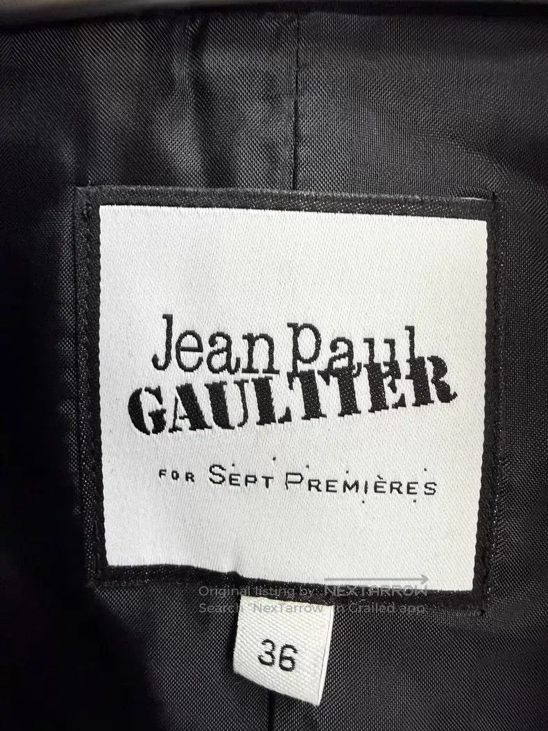 Jean Paul Gaultier Jean Paul Gaultier Woolen Tailored Jacket with Waist Cinch Size XS / US 0-2 / IT 36-38 - 5 Thumbnail