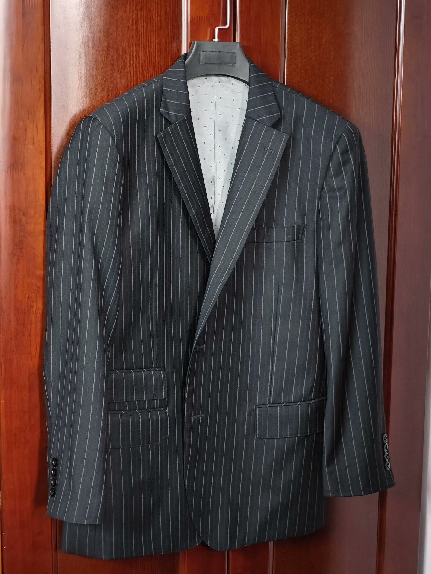 Loro Piana Italian Loro Piana Wool Suit Jacket Size US L / EU 52-54 / 3 - 1 Thumbnail