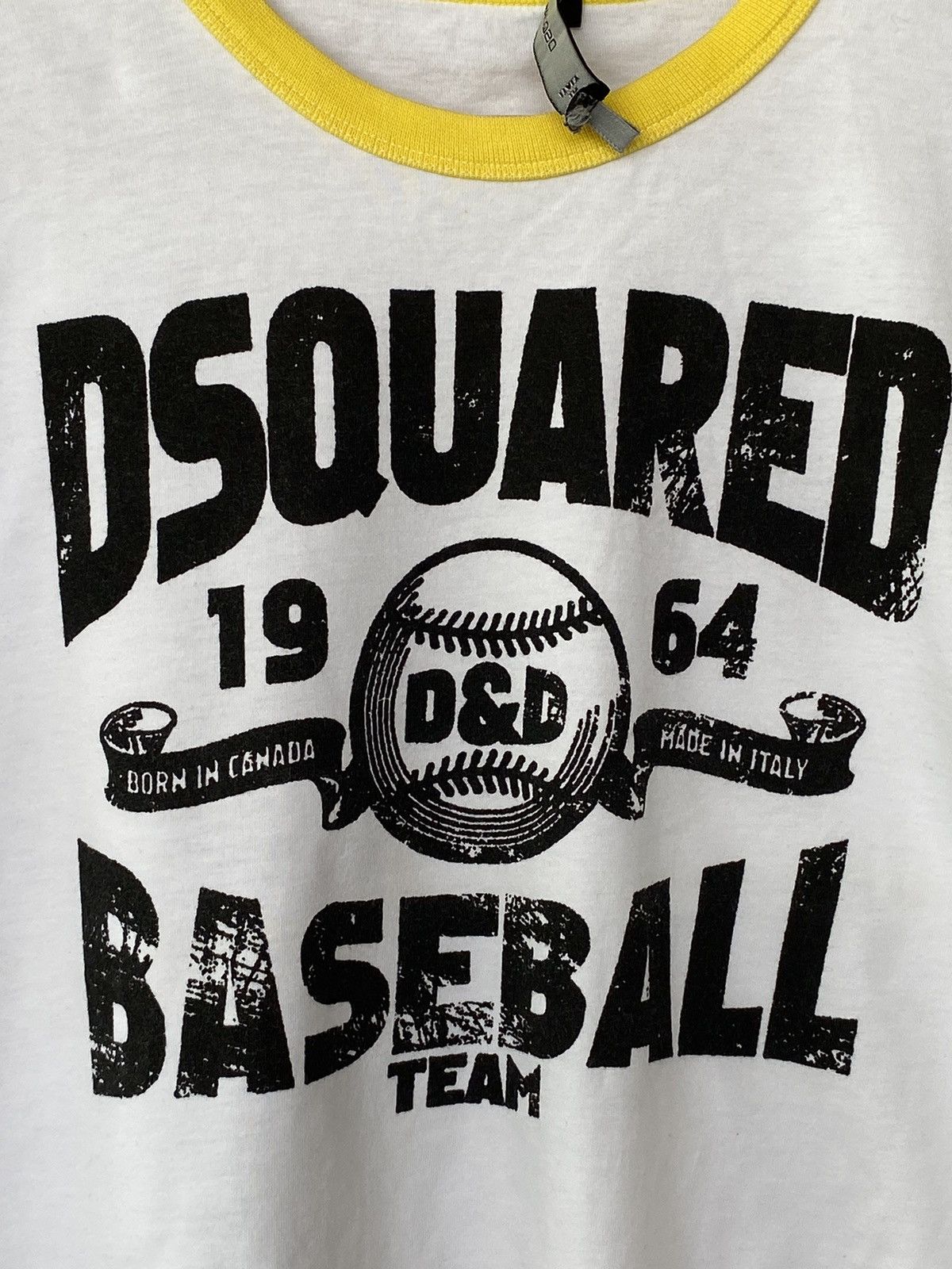 Dsquared2 Rare Vintage Dsquared2 Ringer Tees Size US XXL / EU 58 / 5 - 5 Thumbnail