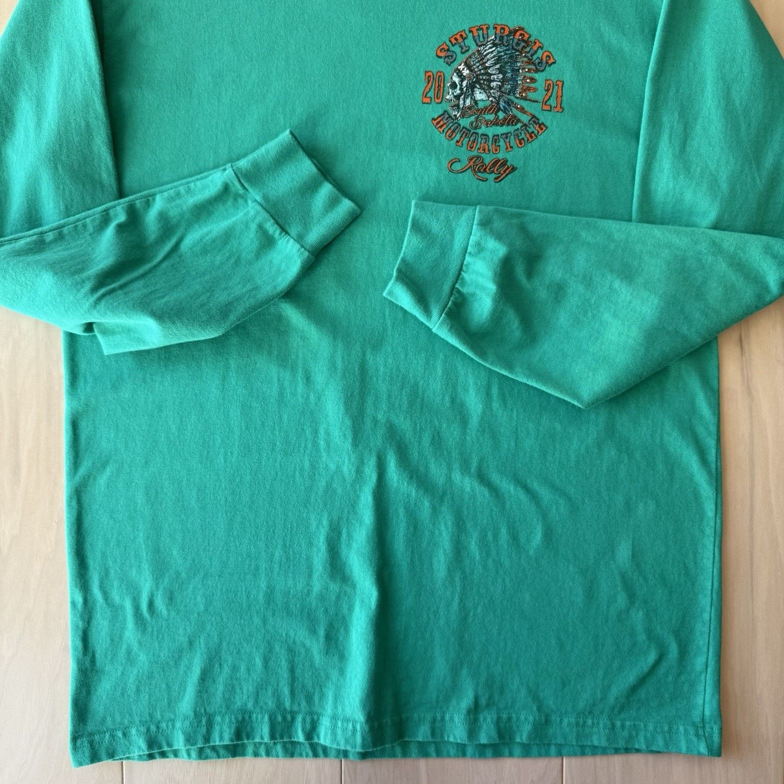 Supreme Sturgis Motorcycle Rally Shirt L Green Long Sleeve Supreme Size US L / EU 52-54 / 3 - 5 Thumbnail