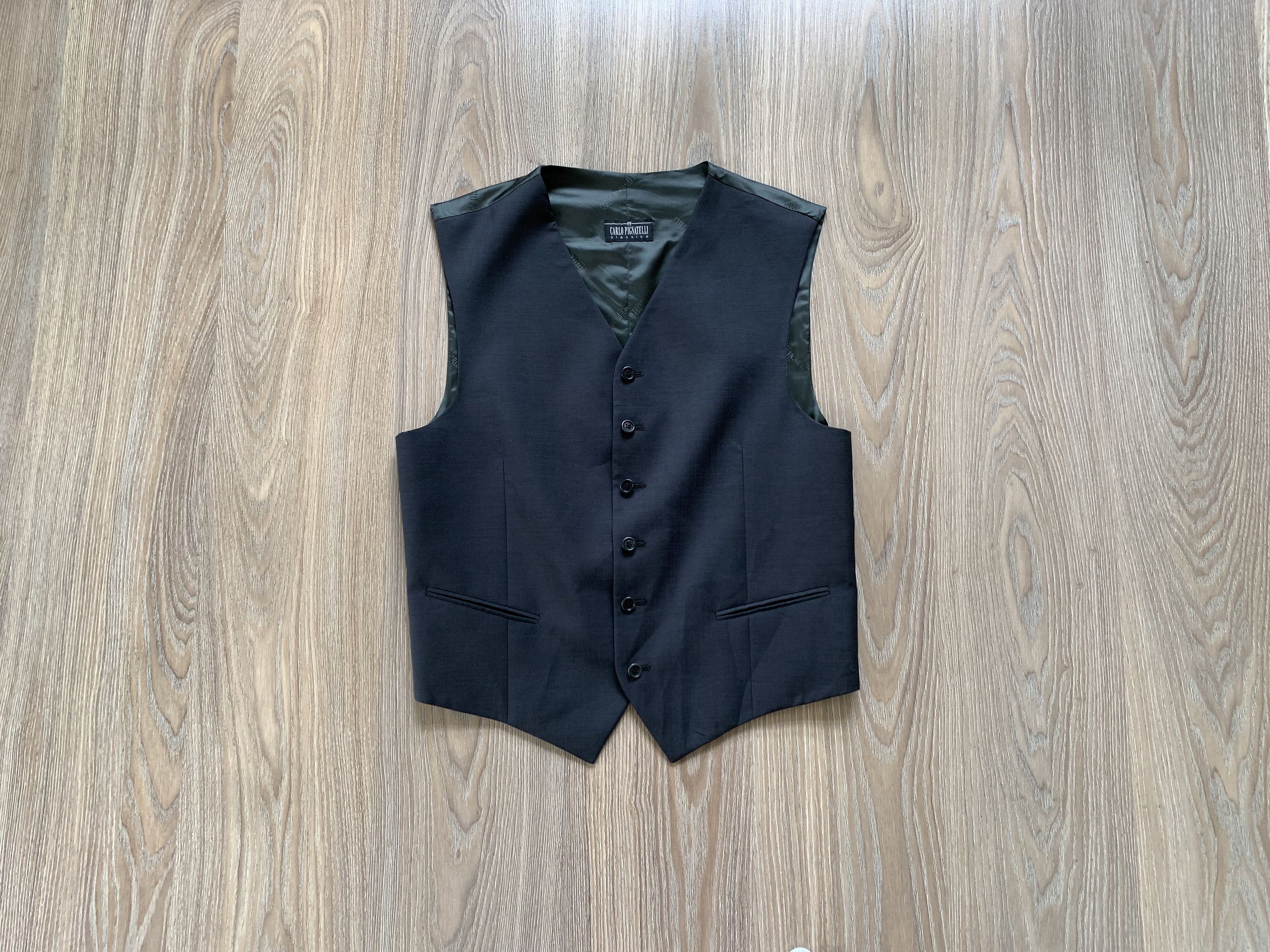 Carlo Pignatelli Classic Wool Waistcoat Vest