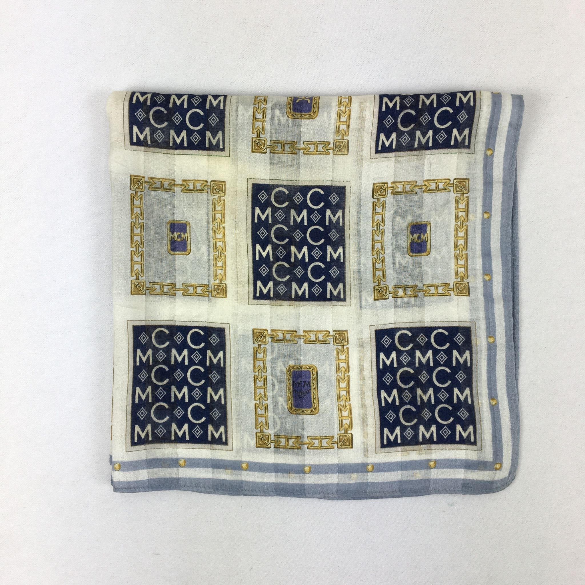 MCM Vintage MCM Handkerchief Pocket Square Bandana Size ONE SIZE - 4 Thumbnail