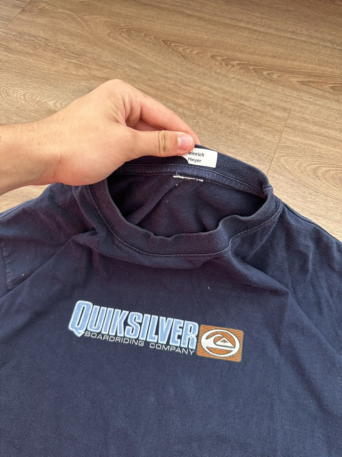 Quiksilver 🔥VINTAGE QUIKSILVER BIG BACK LOGO SURF STYLE T-SHIRT🔥 Size US L / EU 52-54 / 3 - 5 Thumbnail
