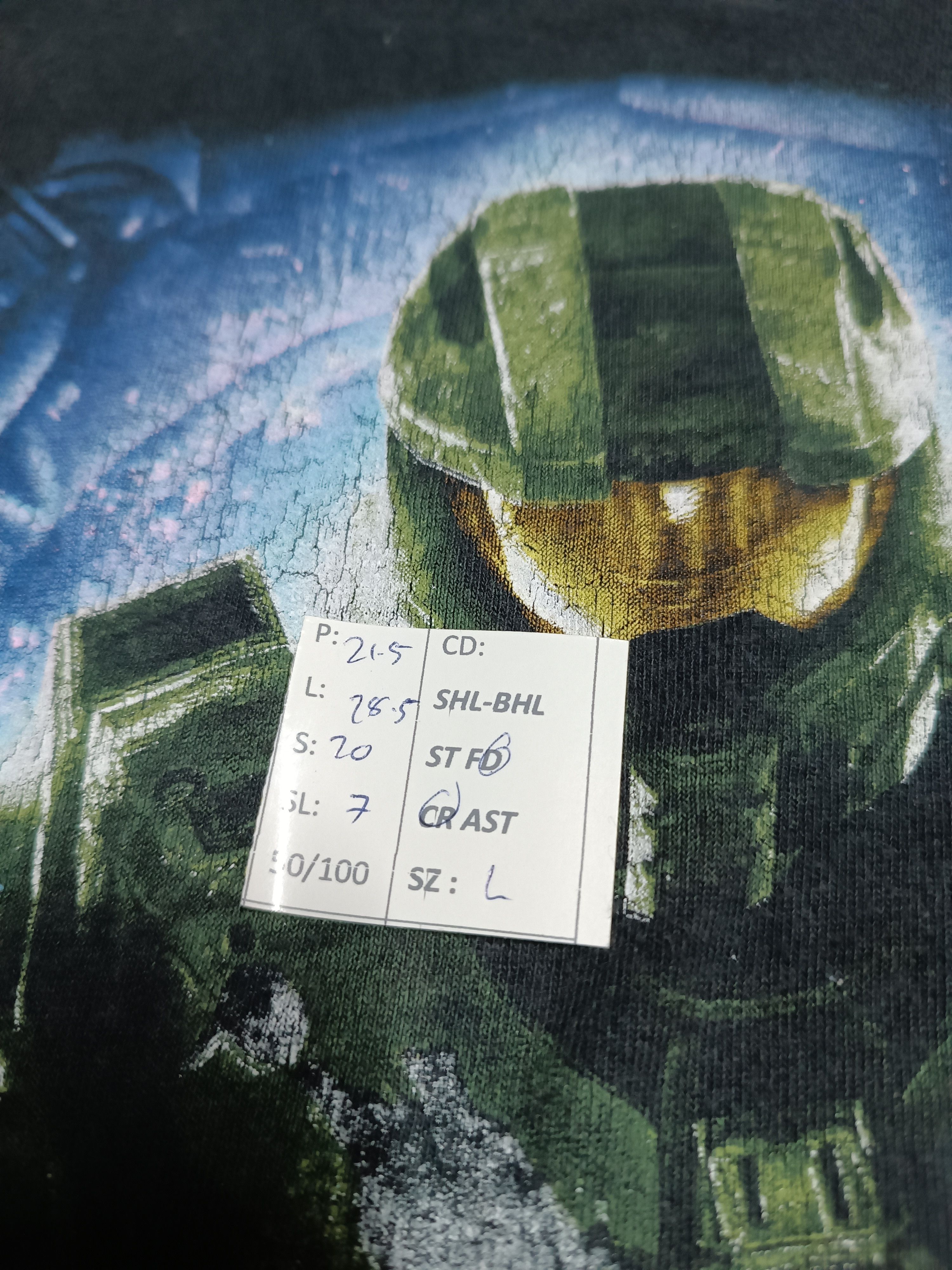 Microsoft VINTAGE 2012 HALO 4 GAMES TEE VERY RARE call of duty gta 5 Size US L / EU 52-54 / 3 - 18 Thumbnail