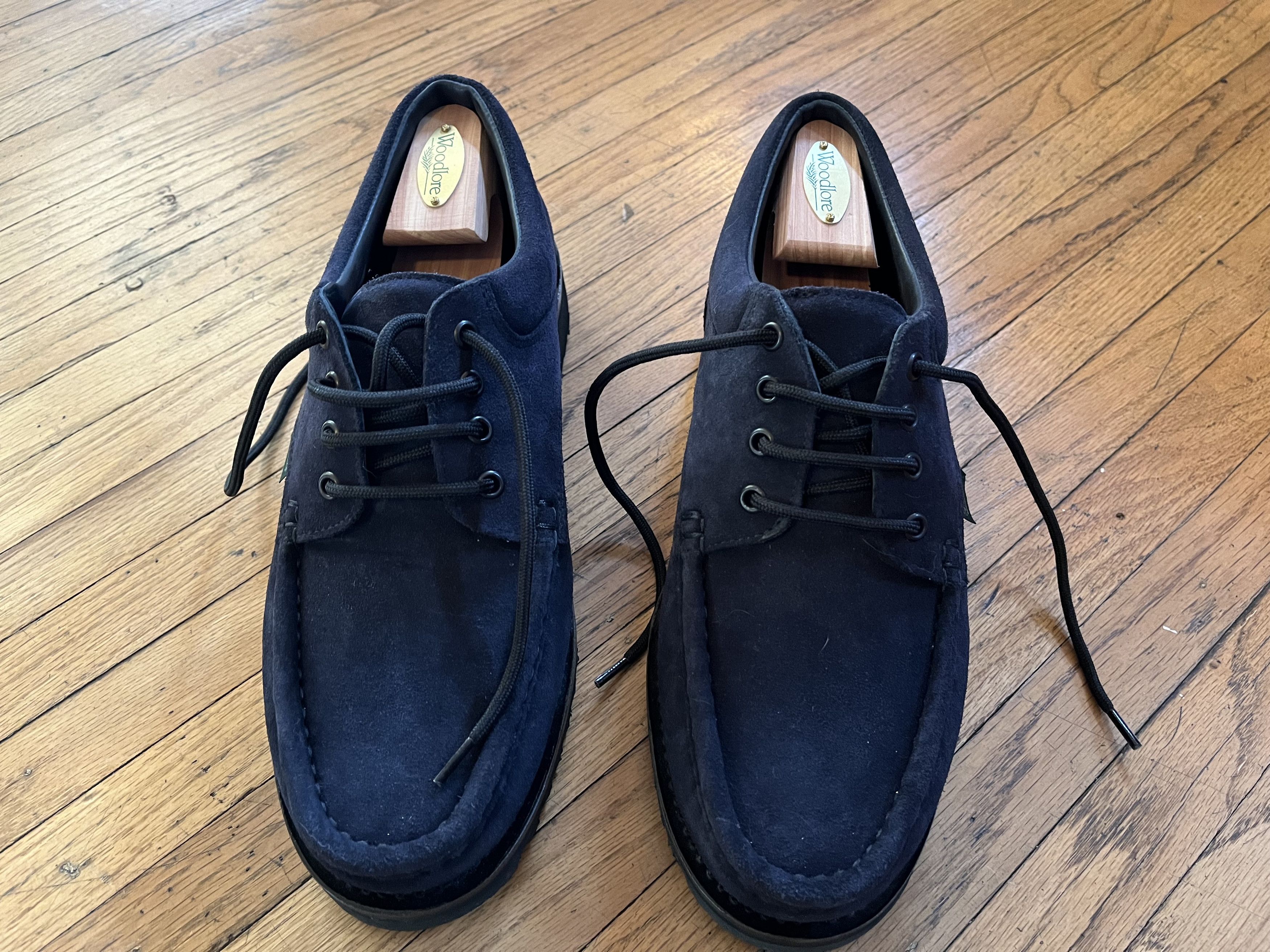 Paraboot Thiers Shoe Navy Suede パラブーツ 10 PARABOOT X HELAS THIERS NAVY | HÉLAS