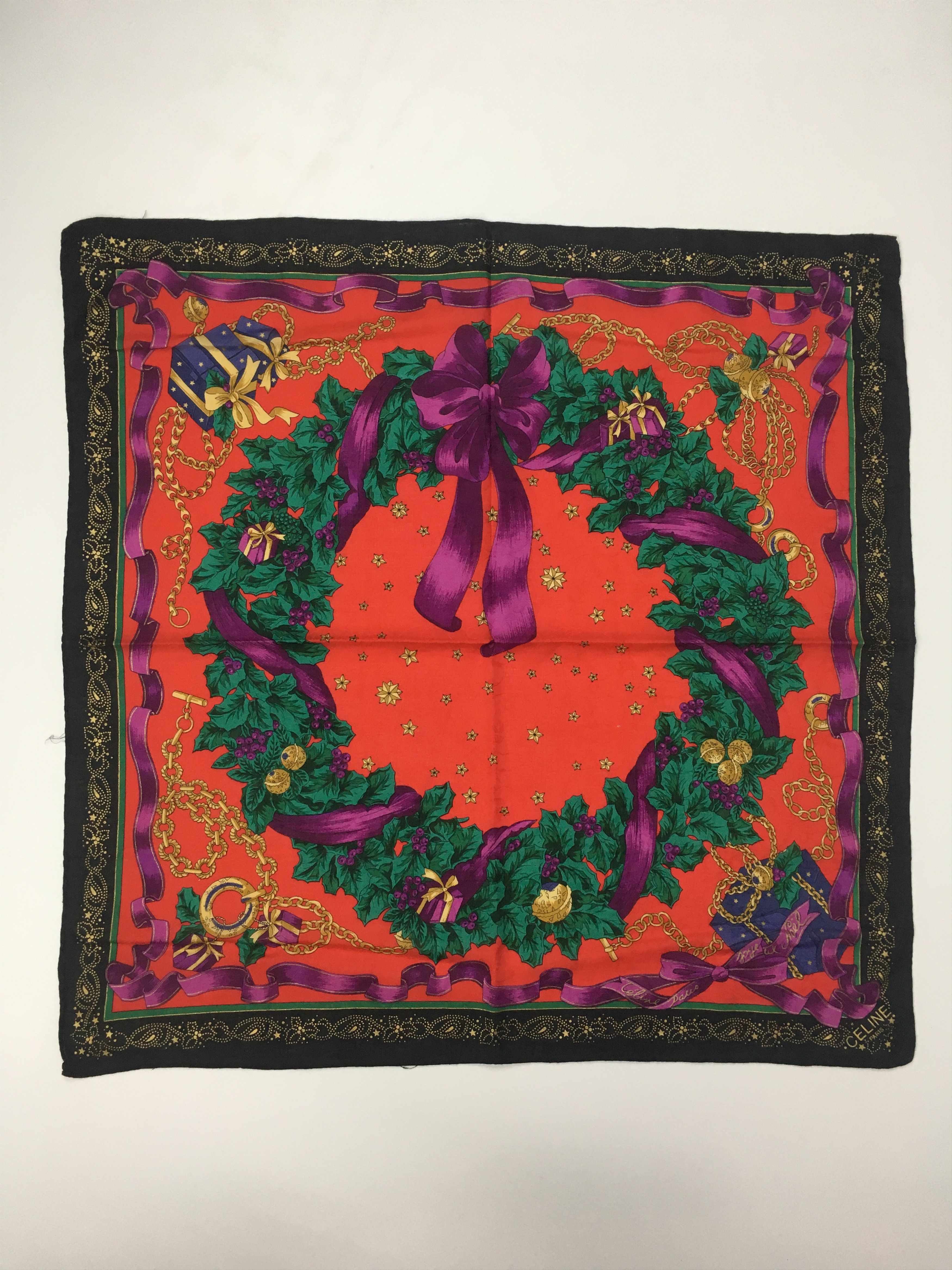 Celine Celine Handkerchief / Bandana / Neckerchief HKC0147 Size ONE SIZE - 3 Thumbnail
