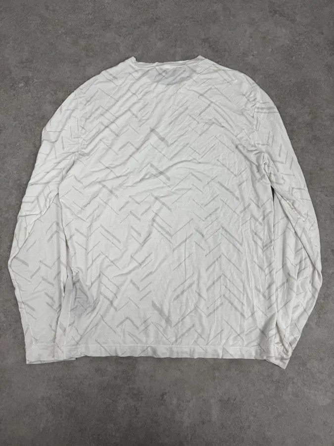 Giorgio Armani AW2019 Giorgio Armani Lines White Longsleeves Size US S / EU 44-46 / 1 - 4 Thumbnail