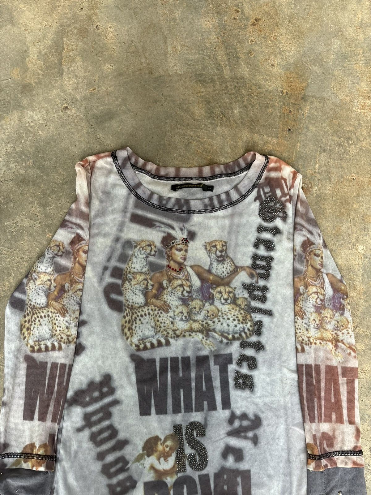 Hysteric Glamour Y2k Jjajoagse Ifwixwasnine Punk Style Longsleeve Size L / US 10 / IT 46 - 2 Thumbnail