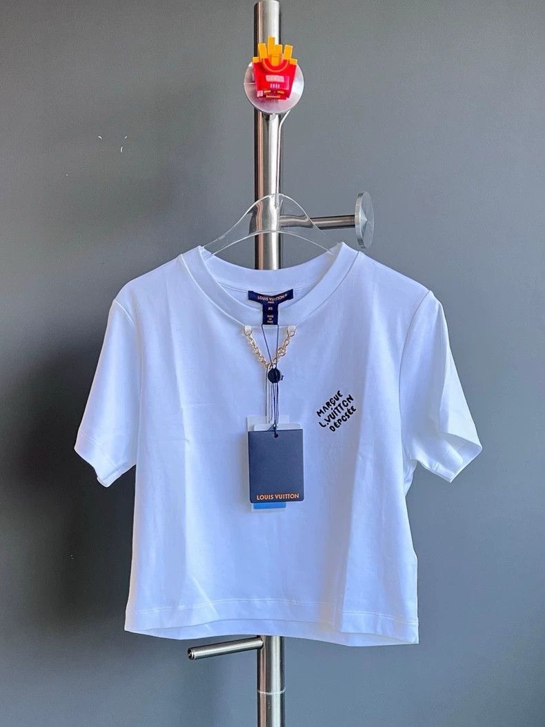 Louis Vuitton Louis Vuitton 25SS White Chain Short Top Size US XS / EU 42 / 0 - 1 Thumbnail