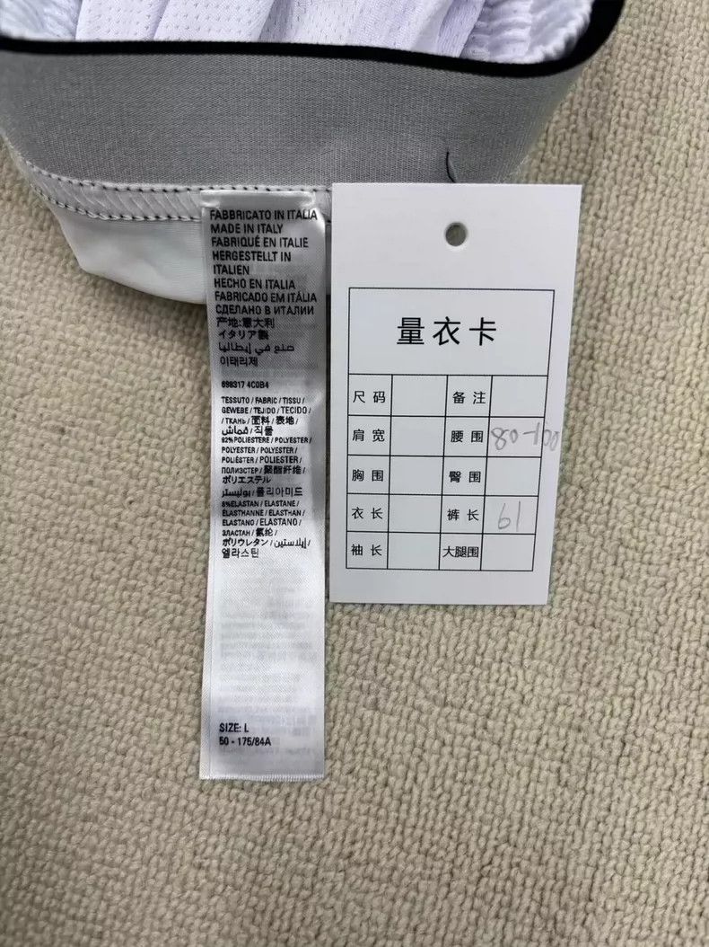 Balenciaga Balenciaga size L Double Waist Slogan Mesh Knit Casual Shor Size US 27 - 3 Thumbnail