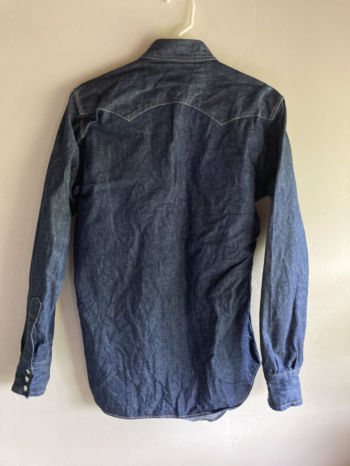 Bryceland's Brycelands Sawtooth Denim Western Shirt Sz 38 Size US S / EU 44-46 / 1 - 2 Thumbnail