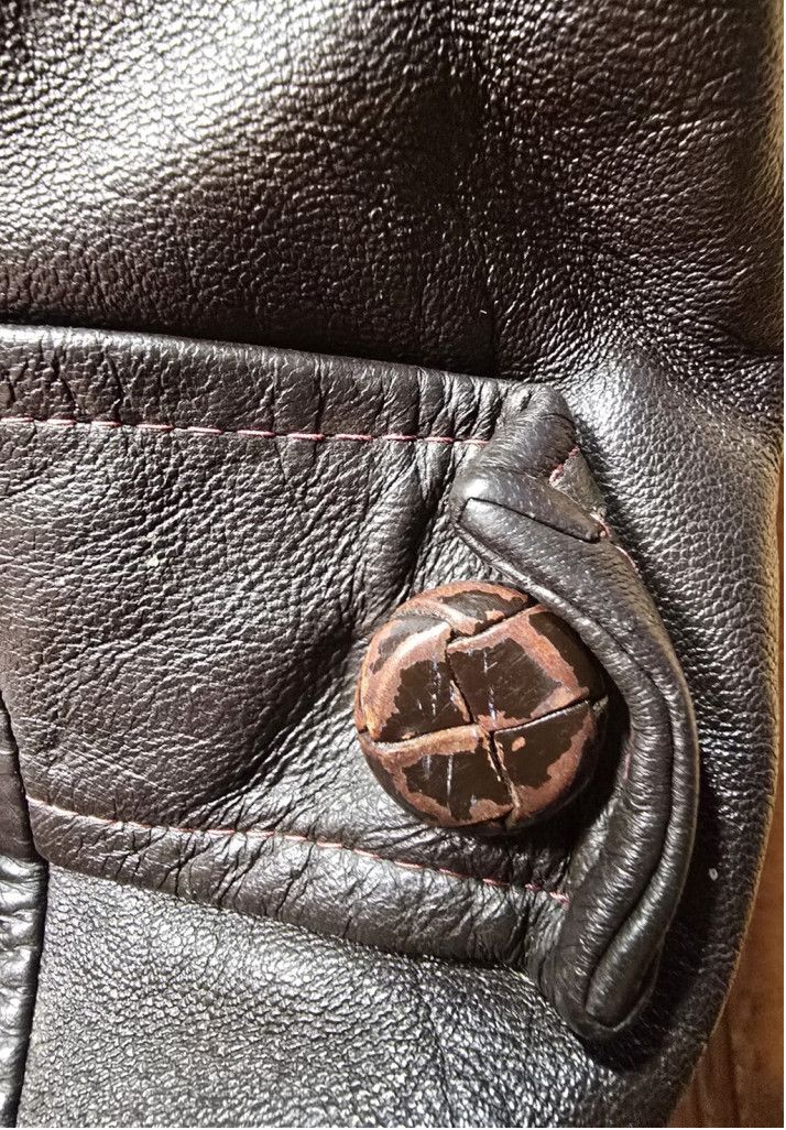 Sears Vintage Sears The Leather Shop Brown Leather Car Coat 44 Size US XL / EU 56 / 4 - 4 Thumbnail