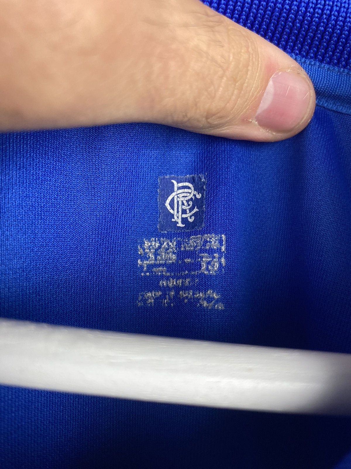 Diadora 2002/03 DIADORA RANGERS HOME SOCCER FOOTBALL JERSEY SHIRT Size US XXL / EU 58 / 5 - 8 Thumbnail