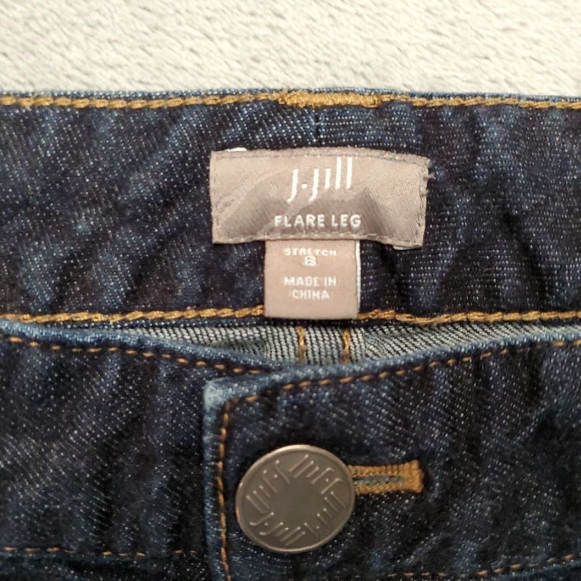 J. Jill J Jill Jeans Womens 8 Blue Denim Flared Comfort Stretch Retro 90s Y2K Bellbottom Jeans Womens 8 Blue Denim Flared 90s Retro Bellbottom Size 30" / US 8 / IT 44 - 4 Thumbnail