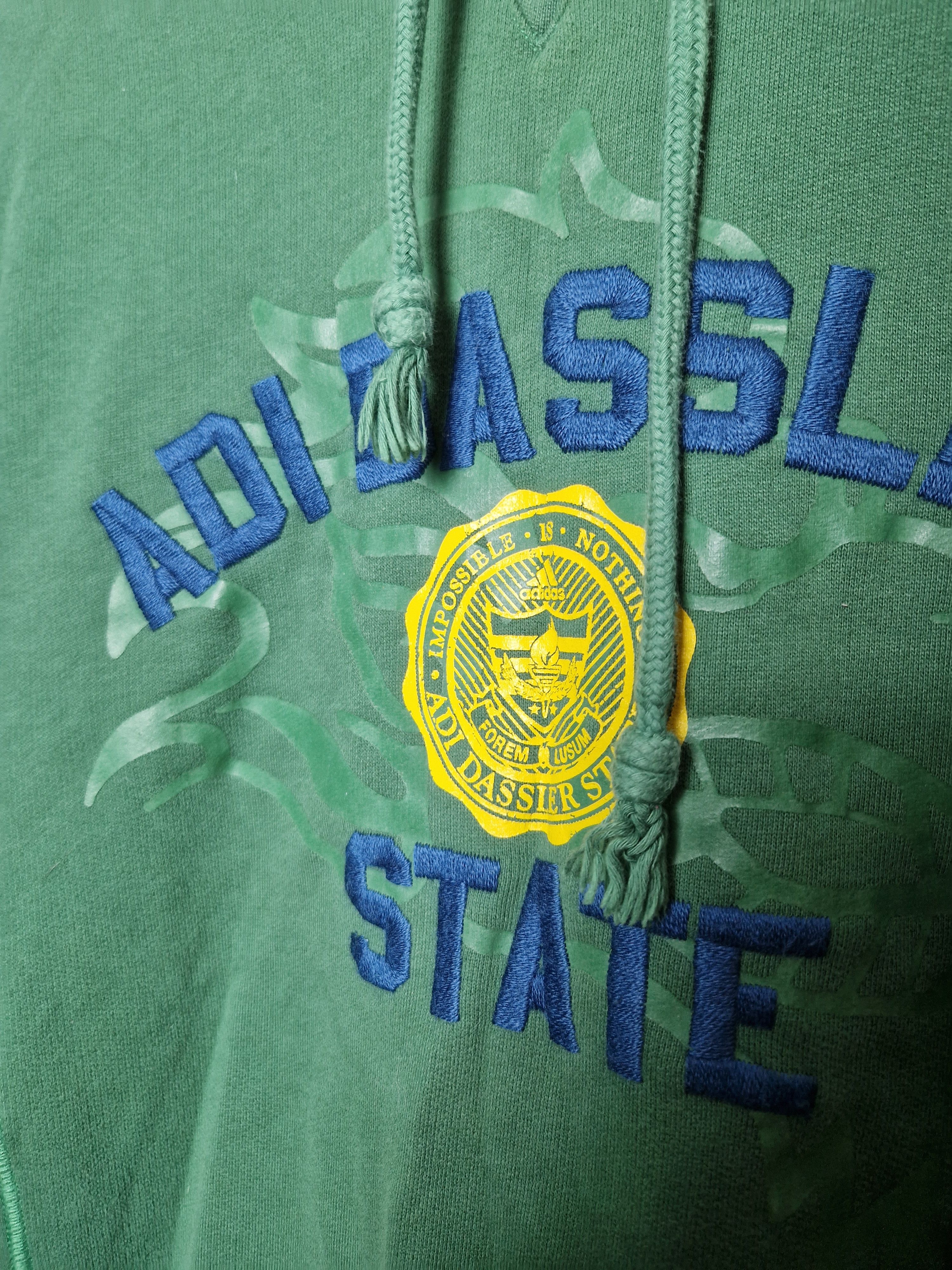 Adidas × Vintage Adidas Adi Dassler ADU vintage y2k university hoodie Size US L / EU 52-54 / 3 - 5 Thumbnail