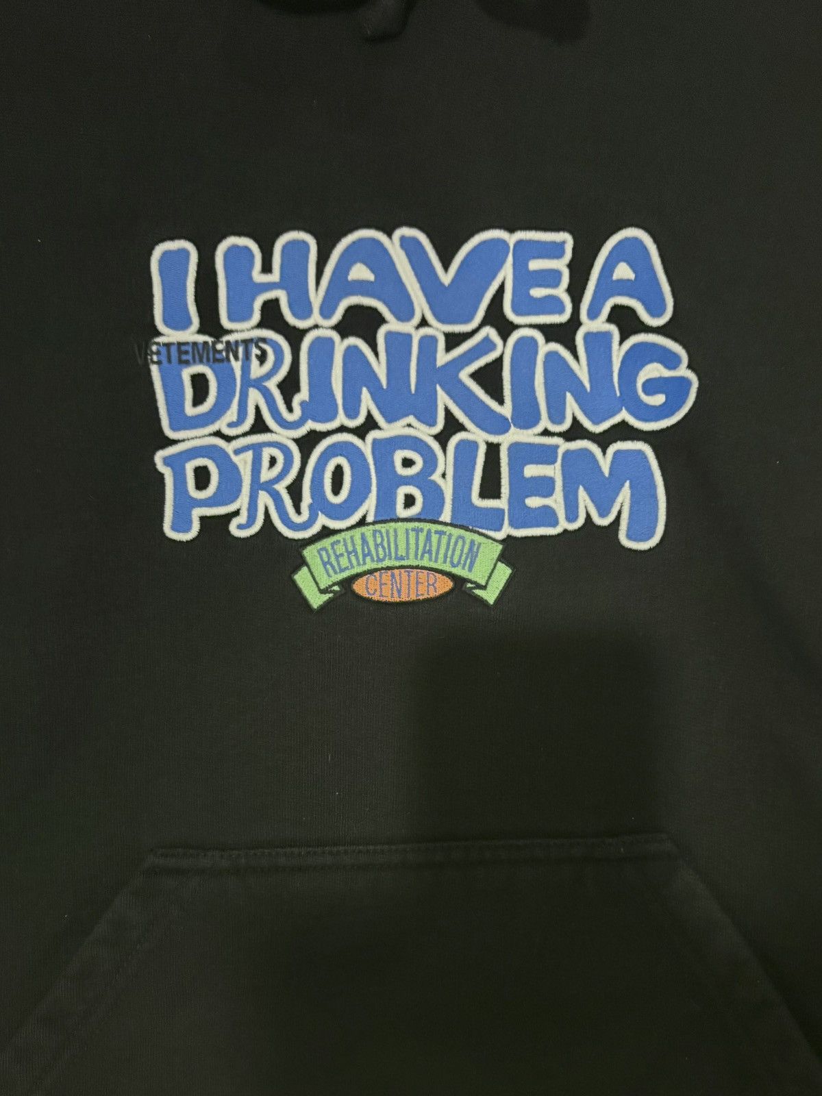 Vetements VETEMENTS FW19 “I Have A Drinking Problem” HOODIE Size US S / EU 44-46 / 1 - 5 Thumbnail