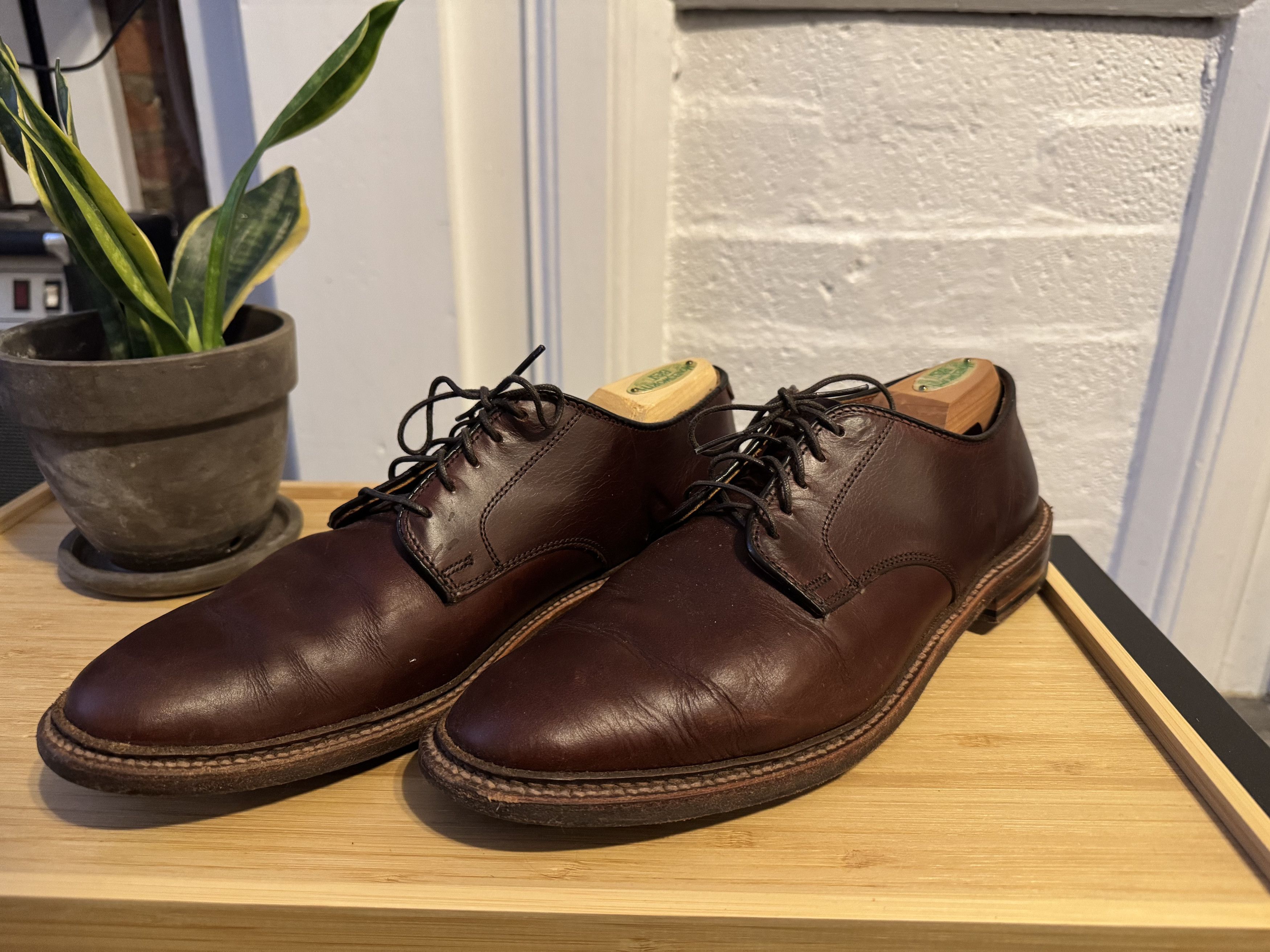 Alden Alden Unlined Plain Toe Blucher Size US 9.5 / EU 42-43 - 1 Thumbnail
