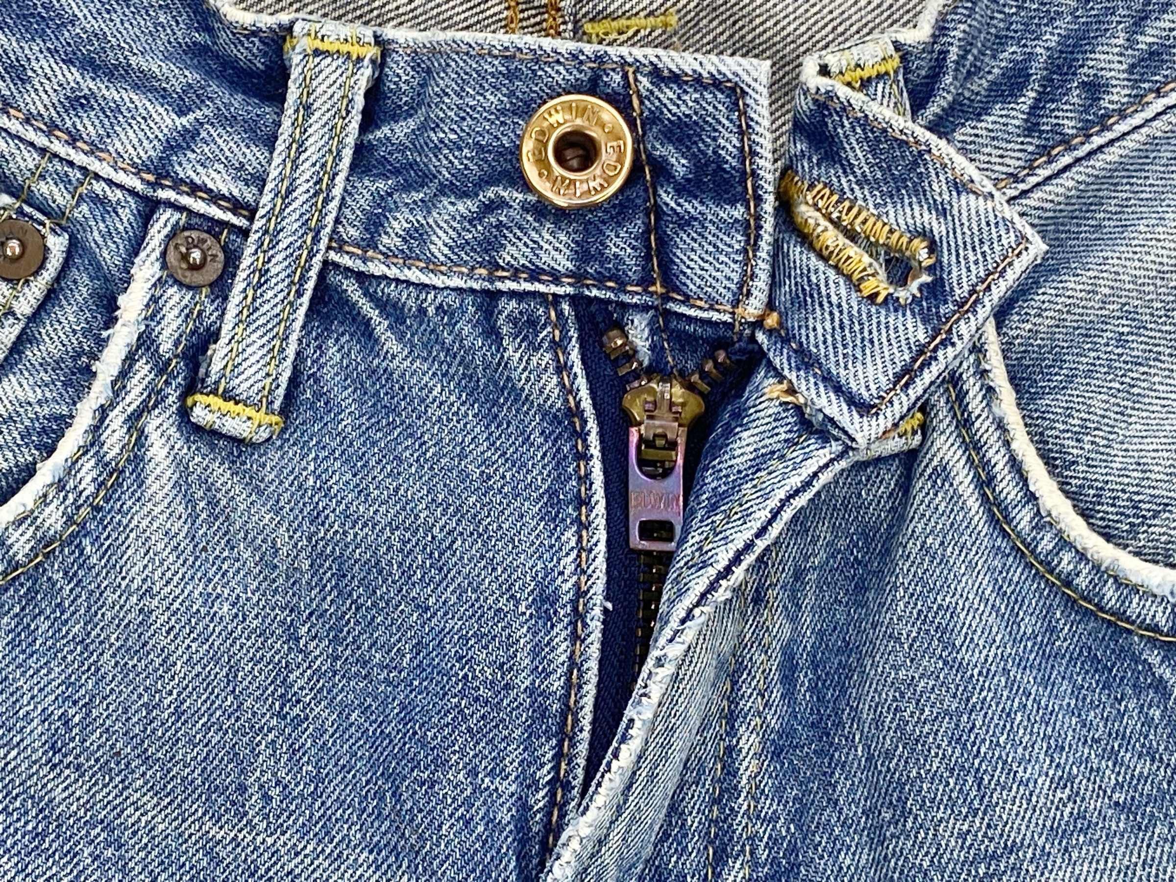 Edwin × Vintage Edwin Selvedge Short Denim Japanese Pants Japan Made Size US 28 / EU 44 - 10 Thumbnail