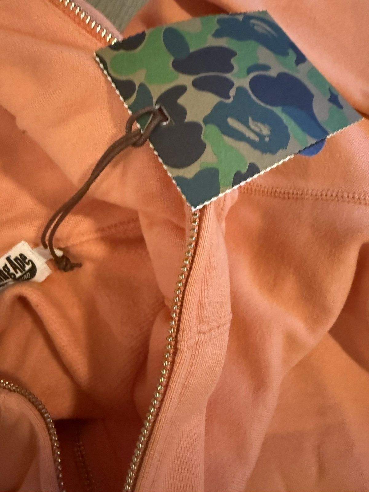Bape Bape Peach PONR Shark Full Zip Size US L / EU 52-54 / 3 - 13 Thumbnail