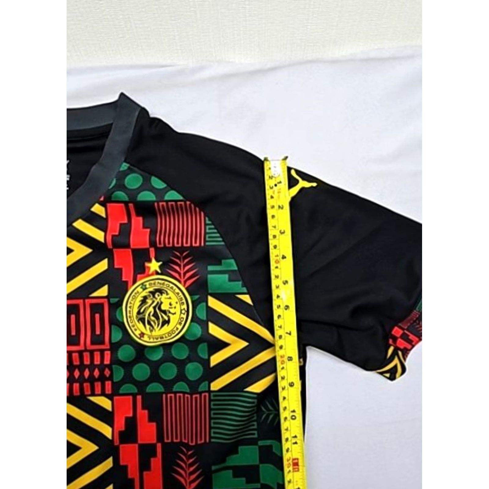 Puma Puma Men's Multi-Color Adinkra Soccer Jersey M V-Neck dryCELL Size US M / EU 48-50 / 2 - 7 Thumbnail