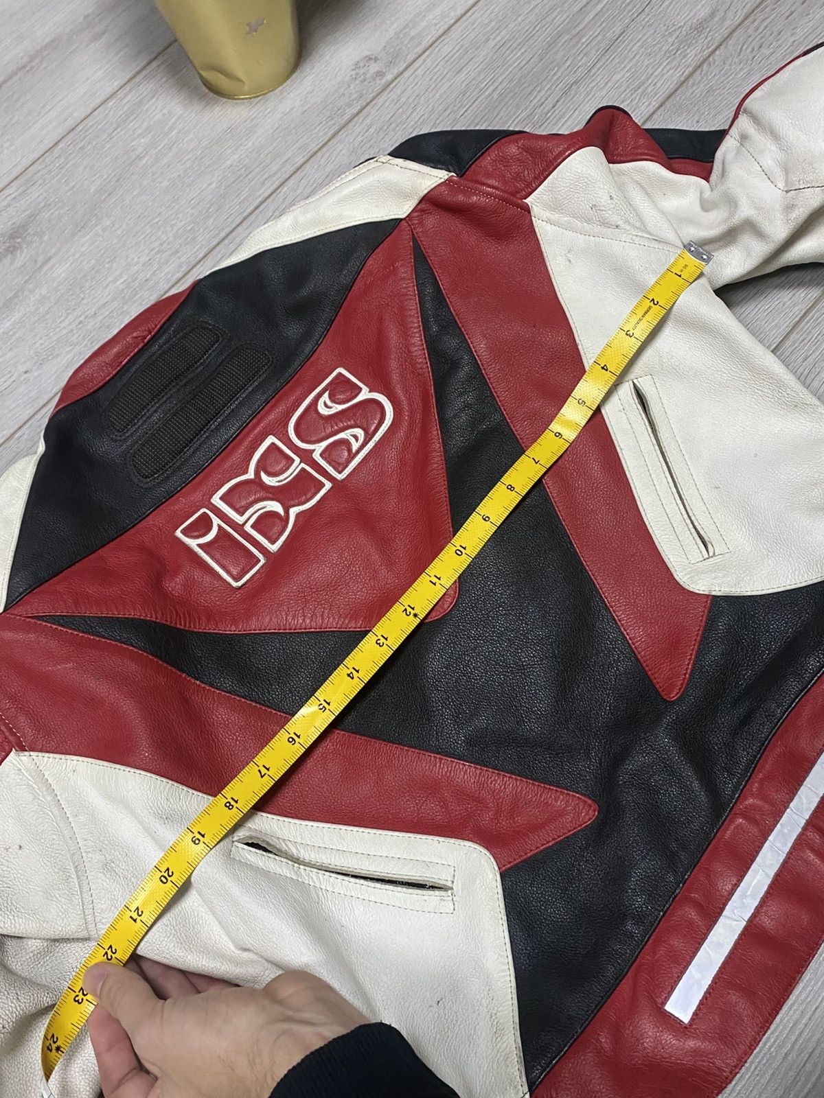 Other IXS leather vintage racing moto jacket protection Size US M / EU 48-50 / 2 - 13 Thumbnail