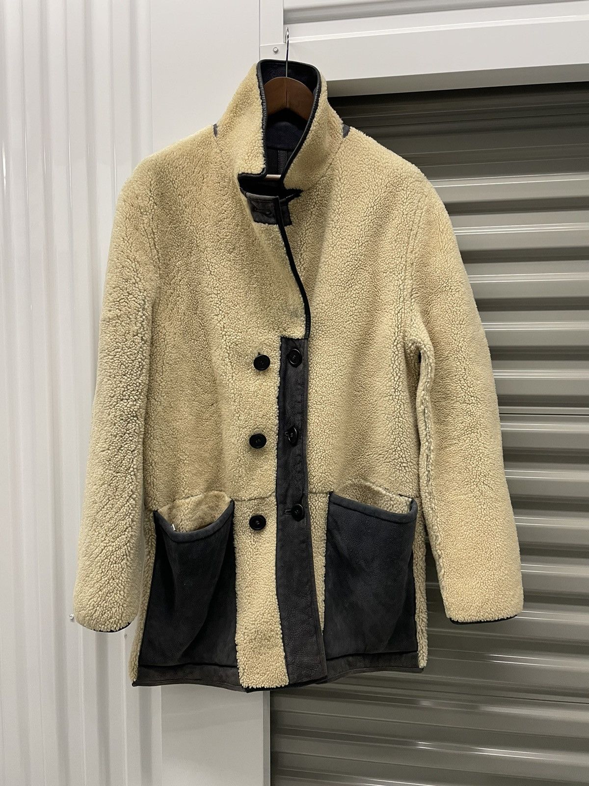 Balenciaga Balenciaga Reversible Shearling Fur and Suede Jacket Size US L / EU 52-54 / 3 - 1 Thumbnail