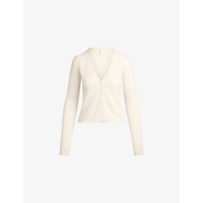 SKIMS SKIMS Featherweight Cashmere Cardigan Egret Cream Soft Lux Size S / US 4 / IT 40 - 1 Thumbnail