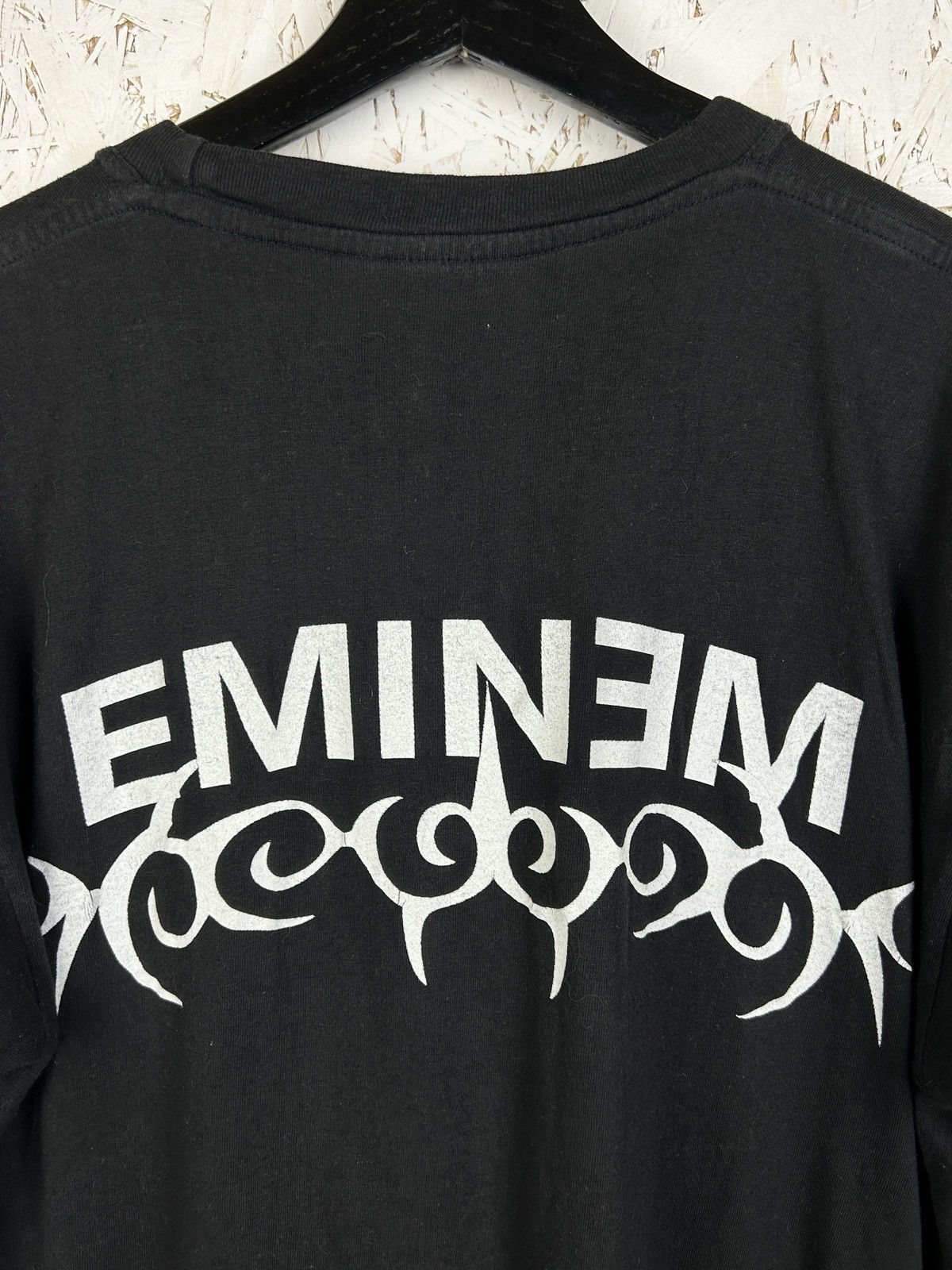 Band Tees 00s Vintage Eminem 2005 The Bang Rap Band T-Shirt Black L Size US L / EU 52-54 / 3 - 7 Thumbnail
