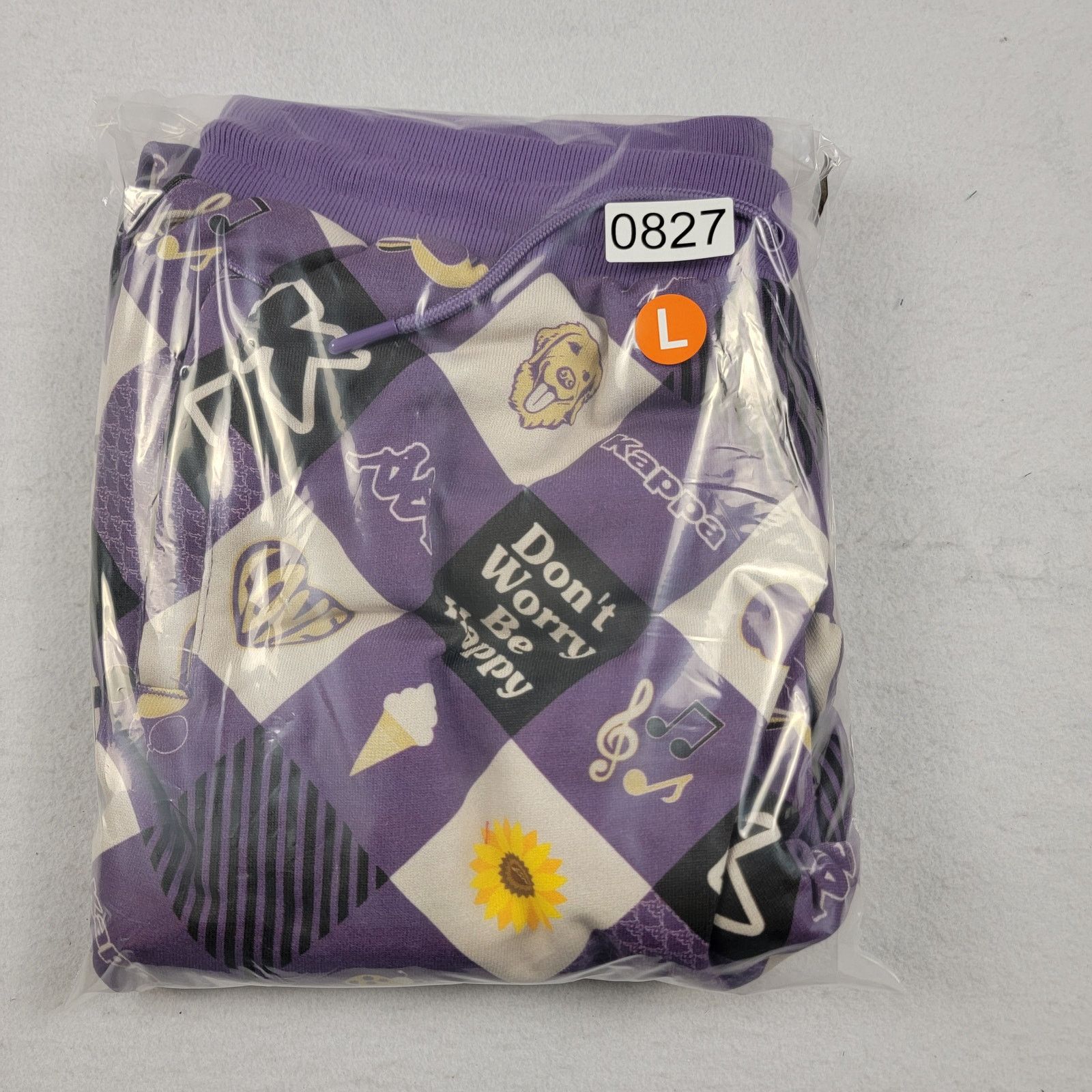 Kappa Kappa Logo Edmar Fleece Jogger Purple Mens Sz L (827) Size US 32 / EU 48 - 8 Thumbnail