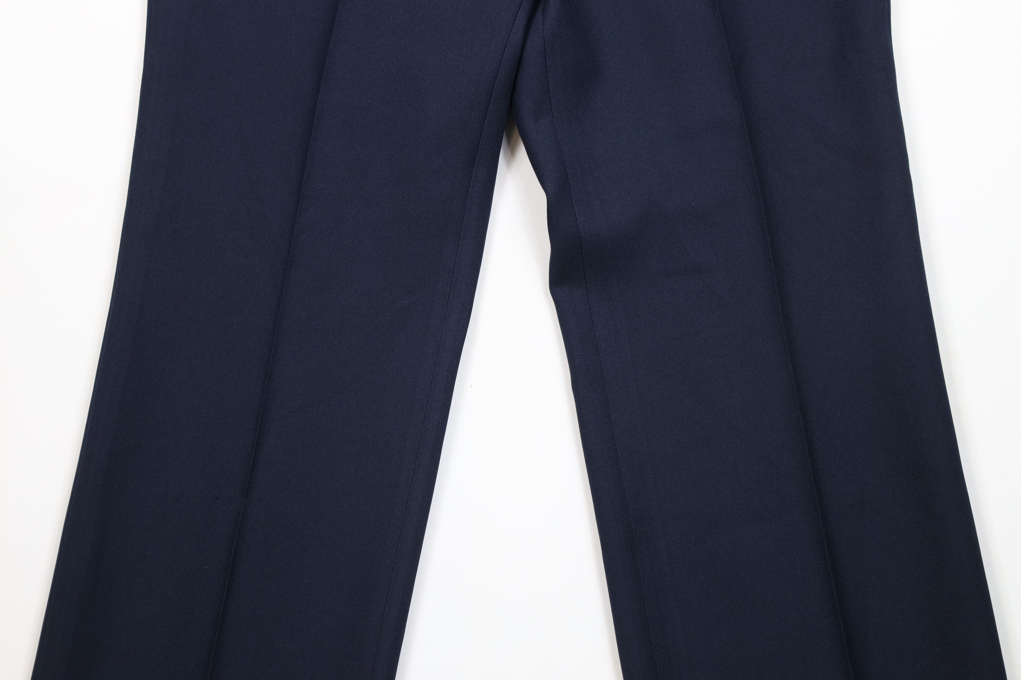 Levi's × Vintage Vintage 70s Levis Bell Bottoms Chino Pants Navy Blue USA Size US 36 / EU 52 - 3 Thumbnail