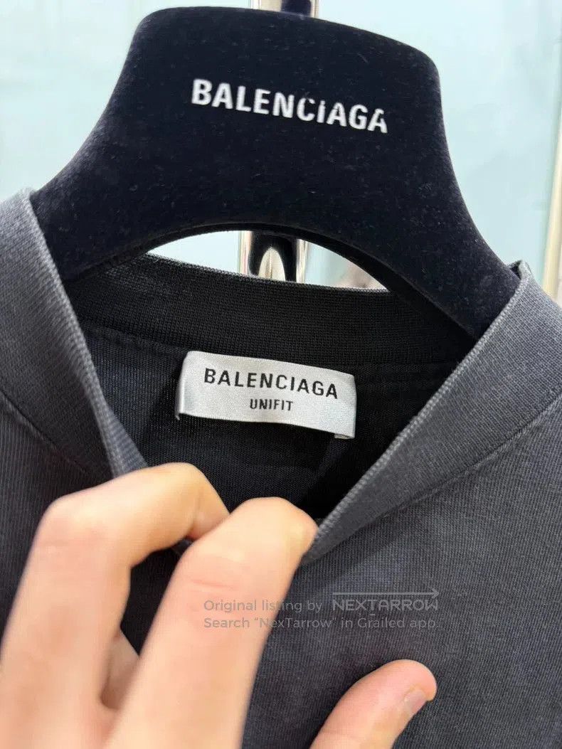 Balenciaga Balenciaga 3B Double Layer Distressed Tee. Size US XS / EU 42 / 0 - 8 Thumbnail
