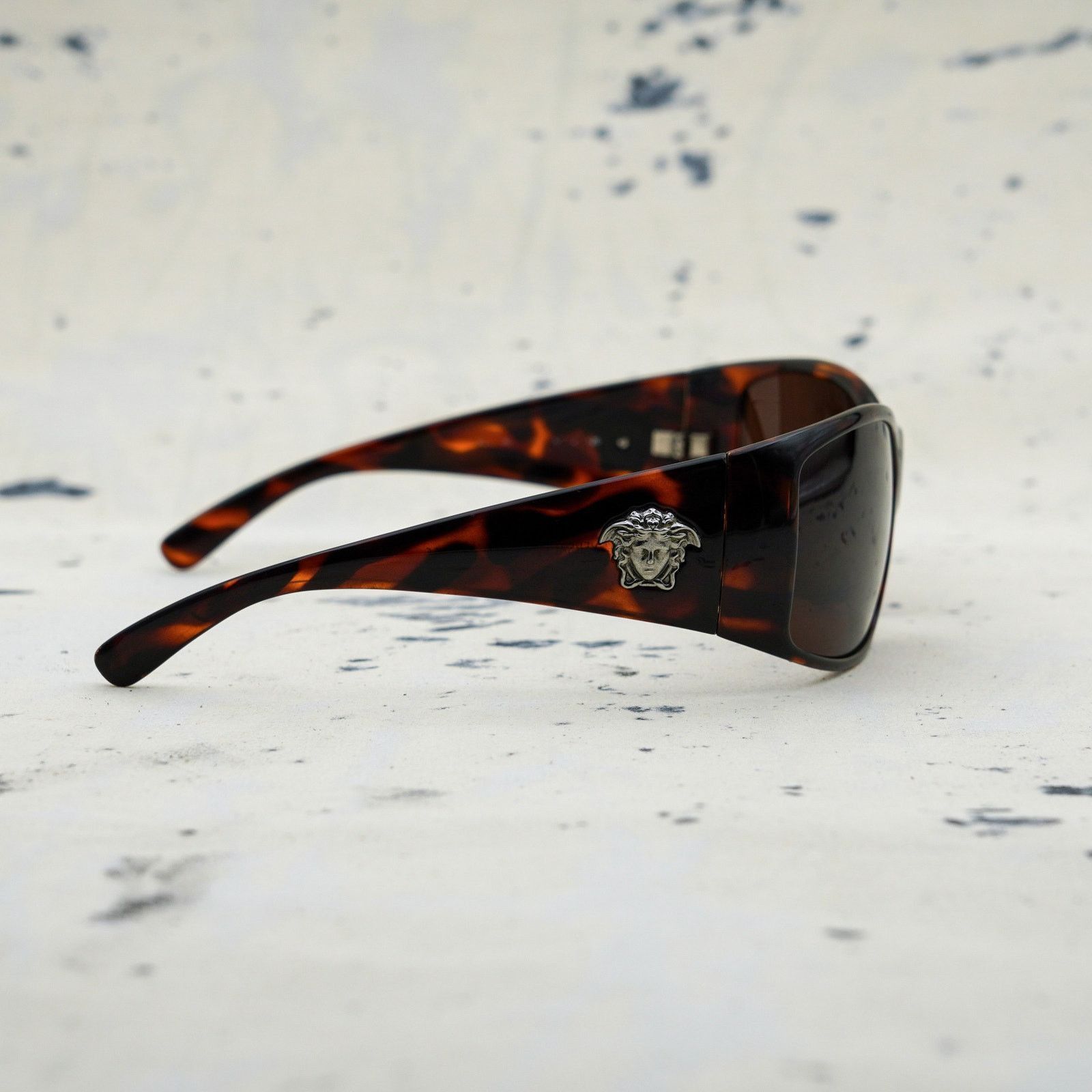Versace Vintage versace medusa logo tortoiseshell y2k sunglasses Size ONE SIZE - 3 Thumbnail