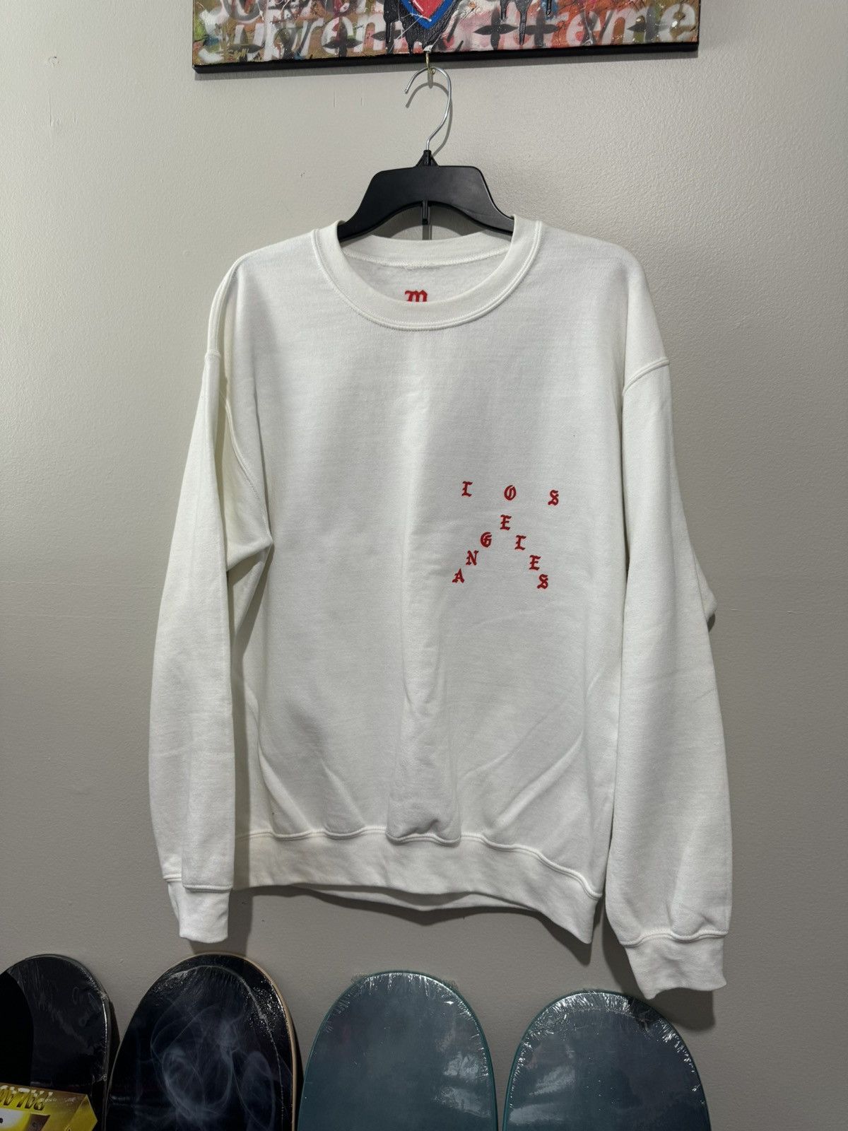 Kanye West Kanye West No More Parties In LA Sweater White Medium Size US M / EU 48-50 / 2 - 2 Thumbnail