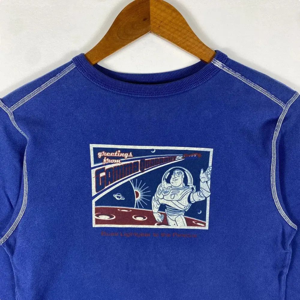 Disney TOY STORY 2 Buzz Lightyear Cartoon Long Sleeve Tee Shirt Size US S / EU 44-46 / 1 - 2 Thumbnail