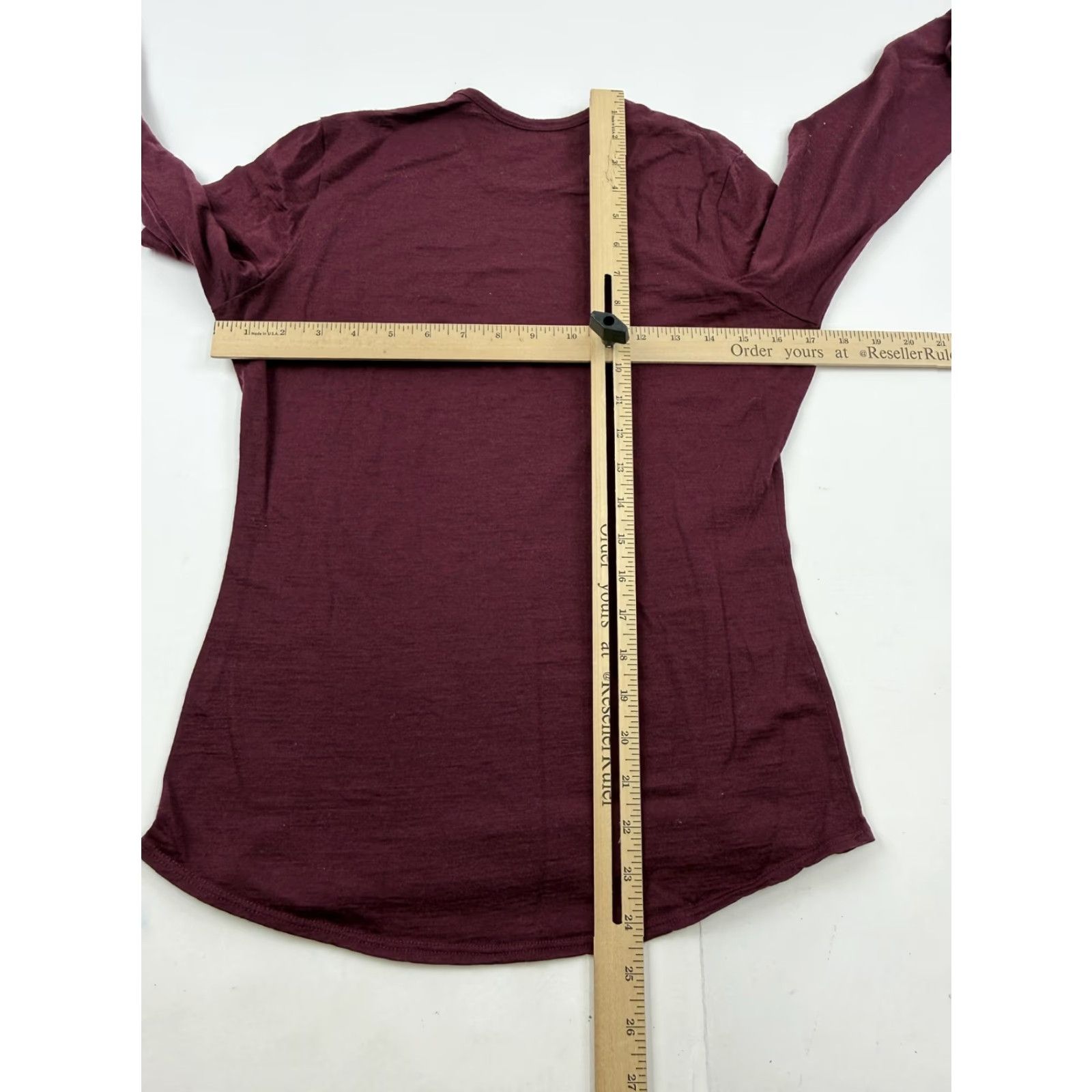 Vintage SEG'MENTS Shirt Womens Small Purple Merino Wool Crew Neck Long Sleeve Top Basic Size S / US 4 / IT 40 - 7 Thumbnail