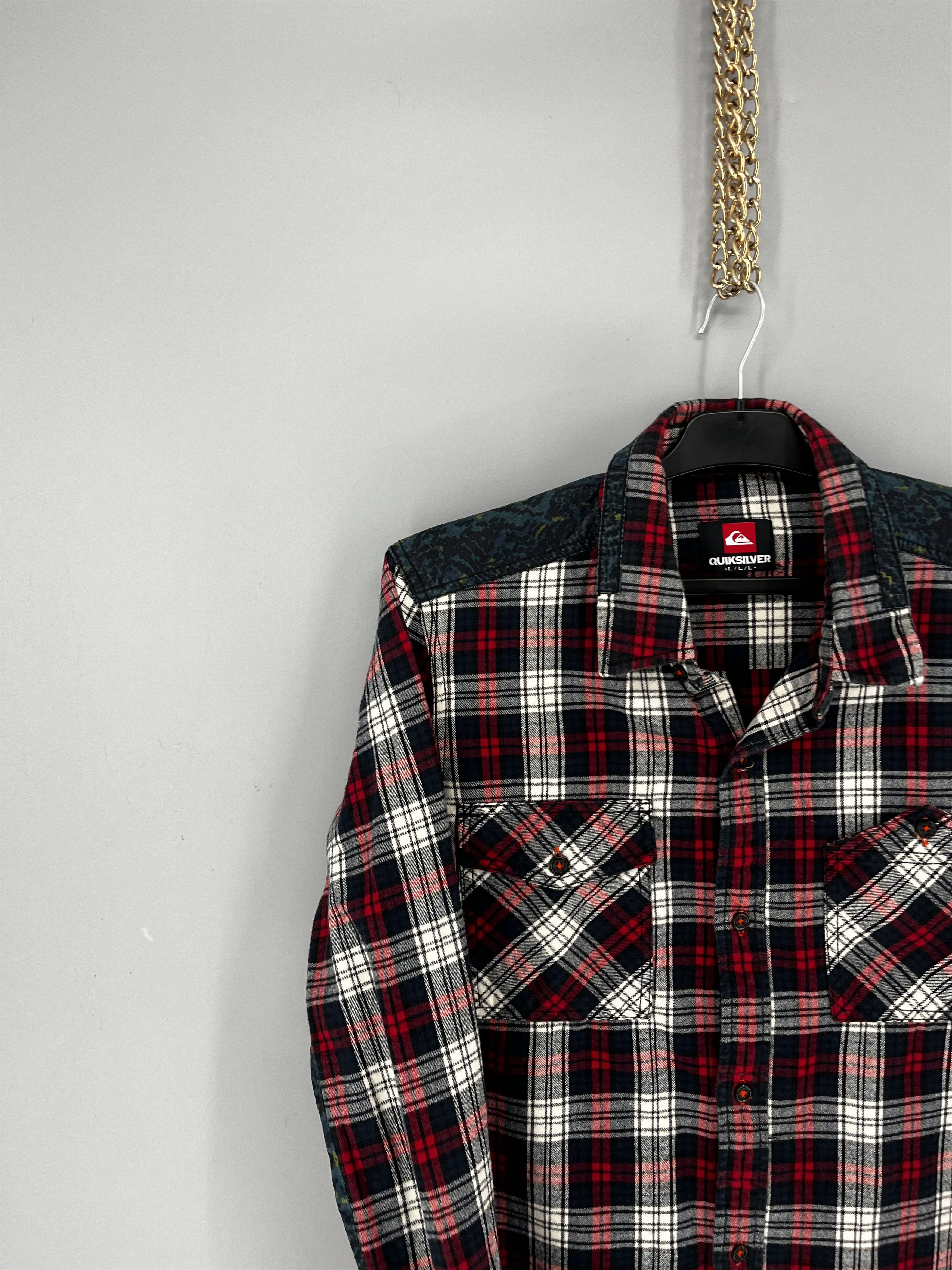 Quiksilver Y2K Quicksilver Plaid Cotton Jacket Shirt Buttons Up L Size US L / EU 52-54 / 3 - 4 Thumbnail