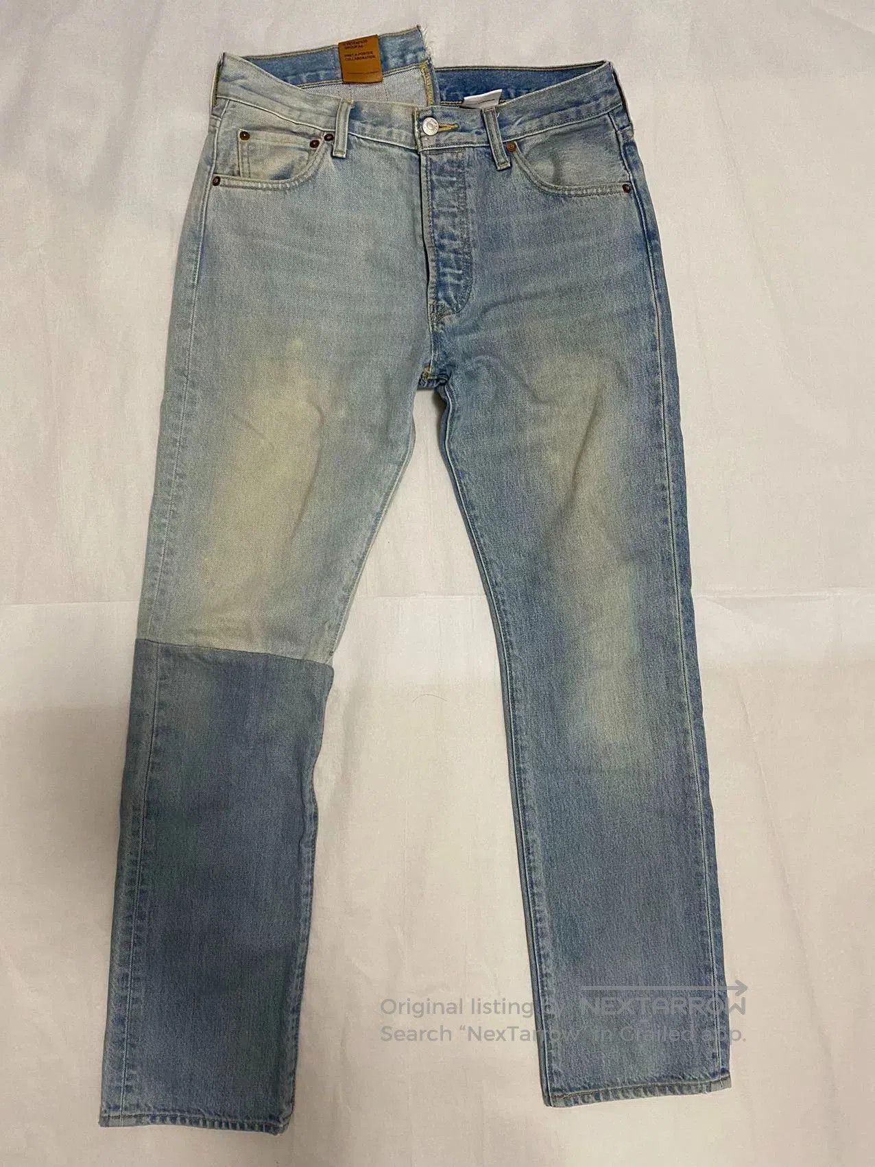 Vetements Vetements Levis Distressed Denim Jeans. Size US 29 - 1 Thumbnail
