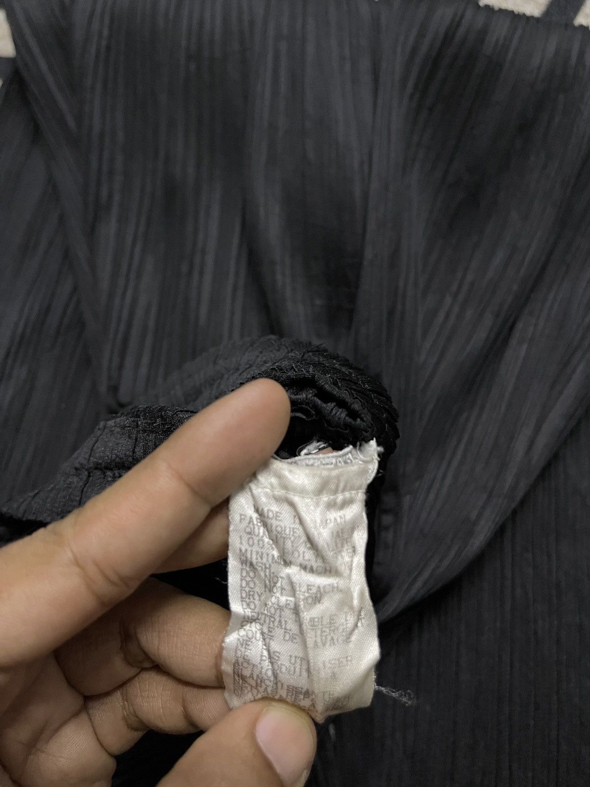 Japanese Brand × Pleats Please Issey Miyake × Vintage 90 ISSEY MIYAKE PLEATS PLEASE BLACK SIZE 1 Size US 31 - 9 Thumbnail