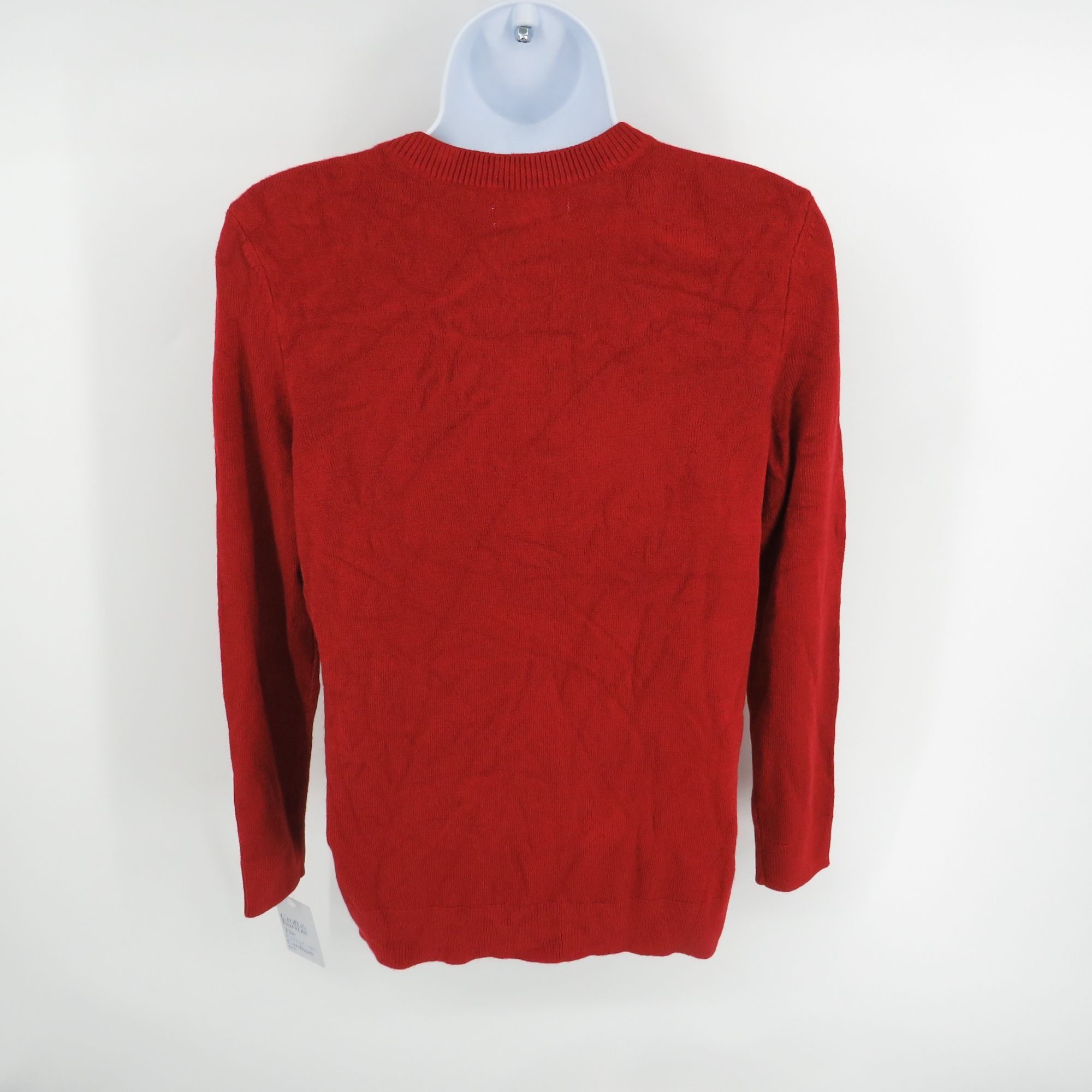 Croft & Barrow Croft & Barrow Women's PXS Button-Up Cardigan Sweater Red NW Size XS / US 0-2 / IT 36-38 - 4 Thumbnail