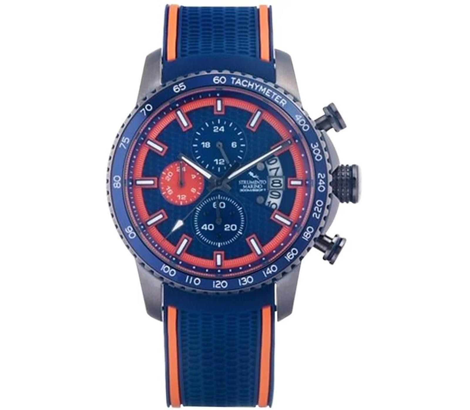 Other Strumento Marino Men's Chronograph Freedom BlueSiliconeWatch Size ONE SIZE - 1 Thumbnail