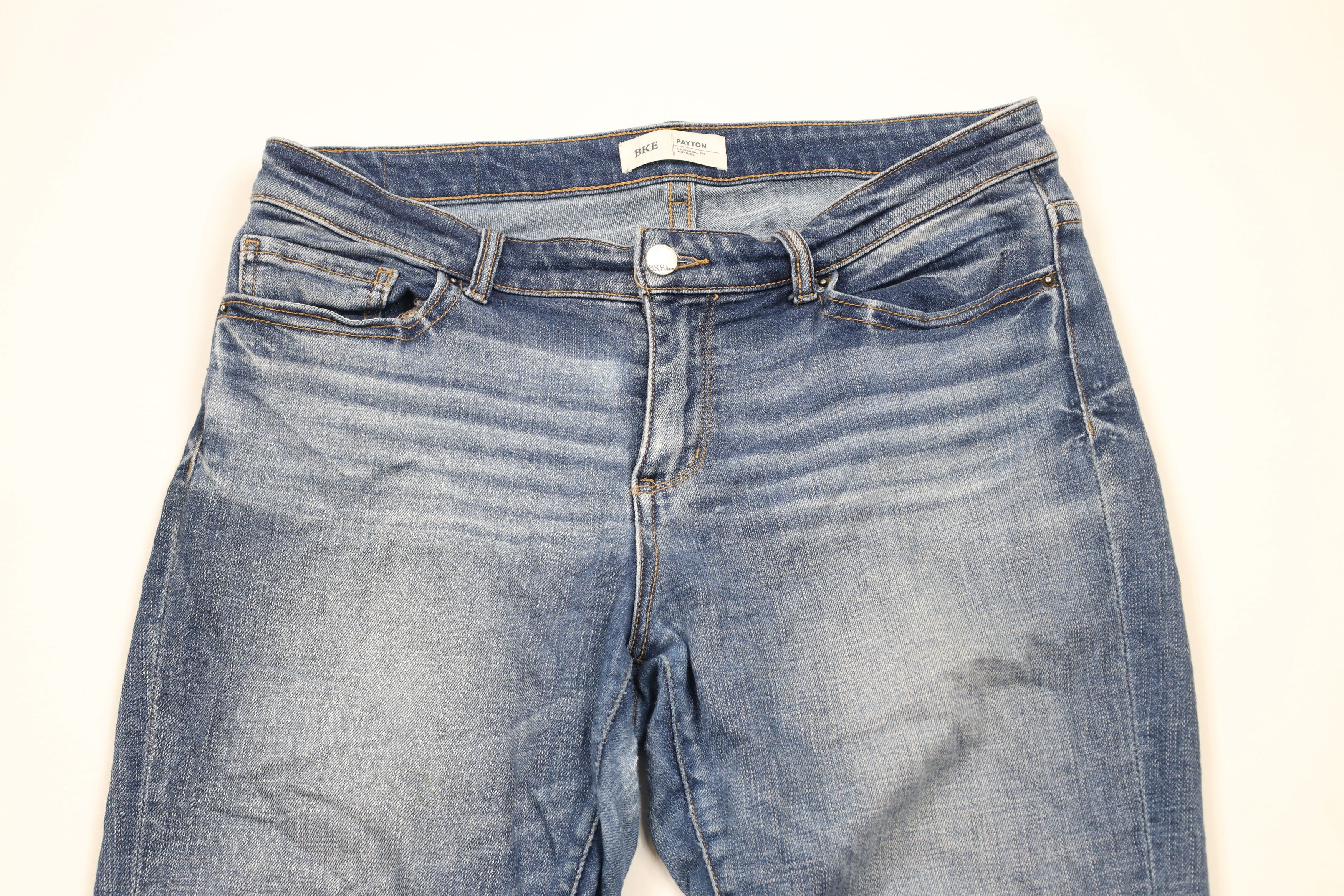 Vintage Buckle BKE Payton Mid Rise Universal Fit Denim Jeans Blue Size 30" / US 8 / IT 44 - 2 Thumbnail
